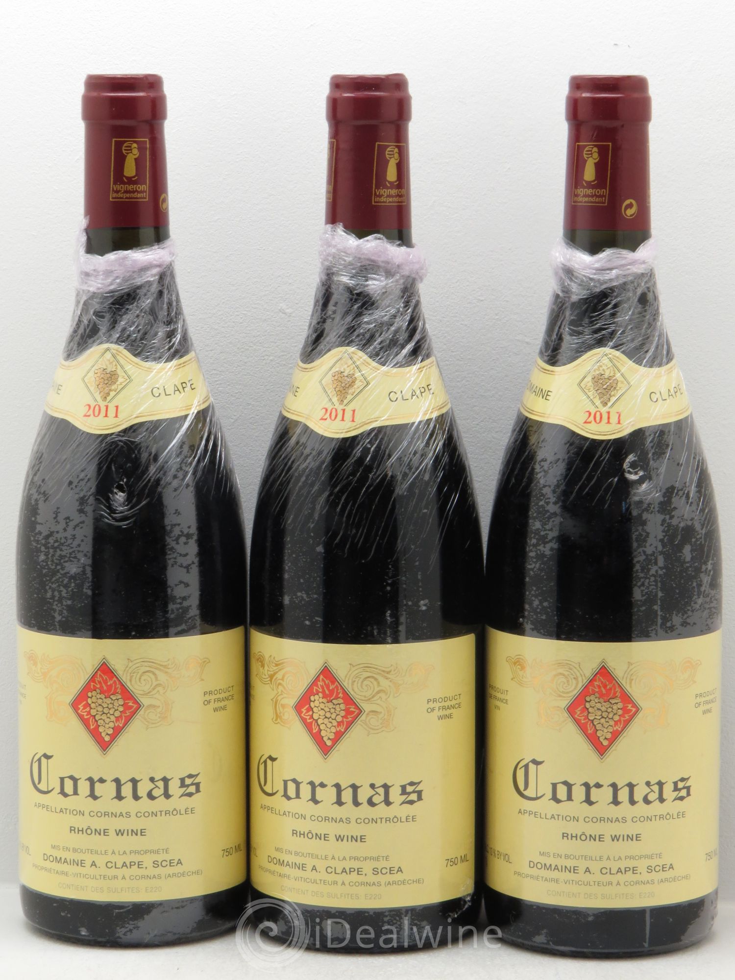 Cornas Auguste Clape 2011 - Posten von 3 Flaschen - 0