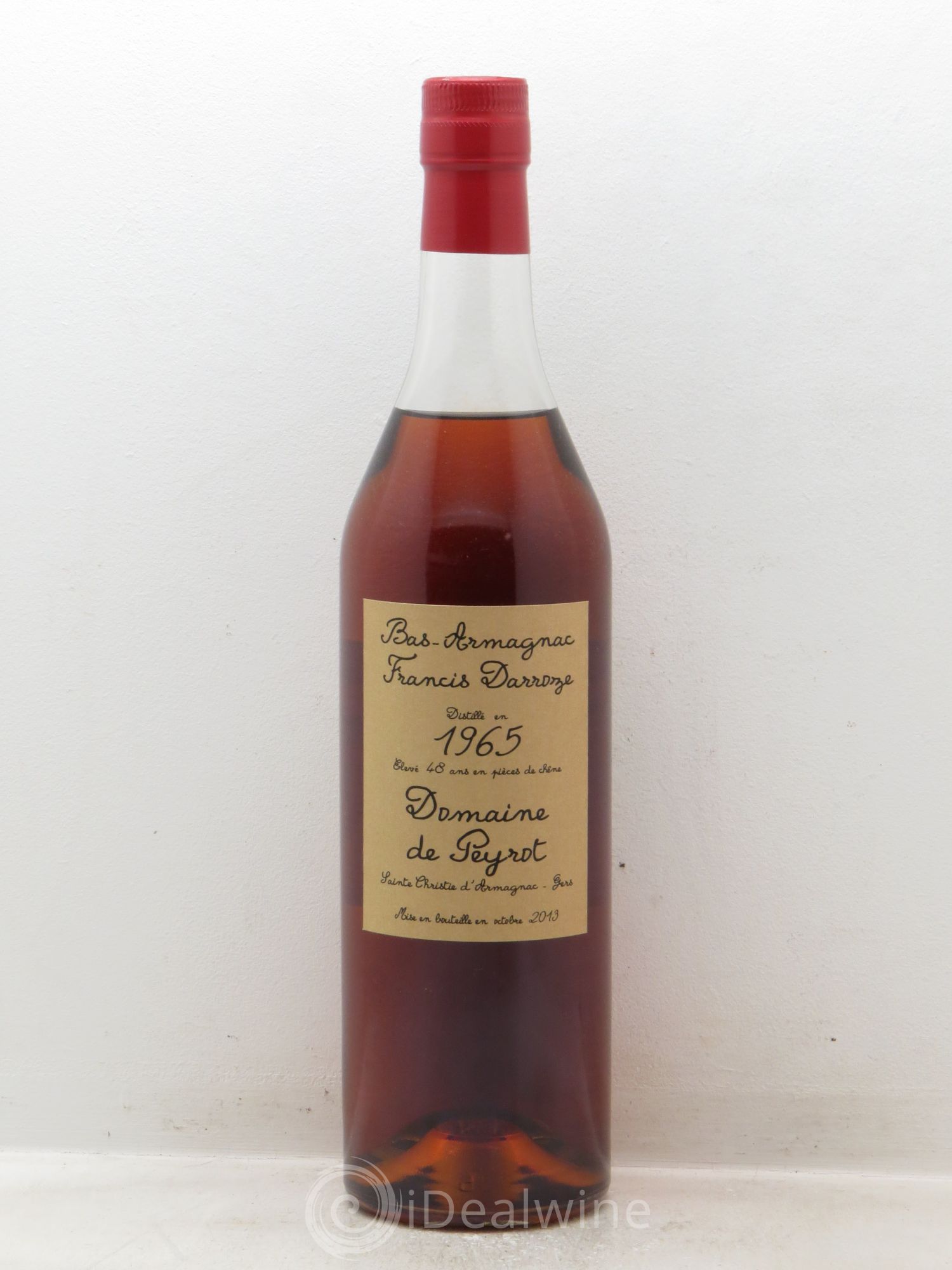 Bas-Armagnac Domaine de Peyrot 48° 1965 - Posten von 1 Flasche - 0