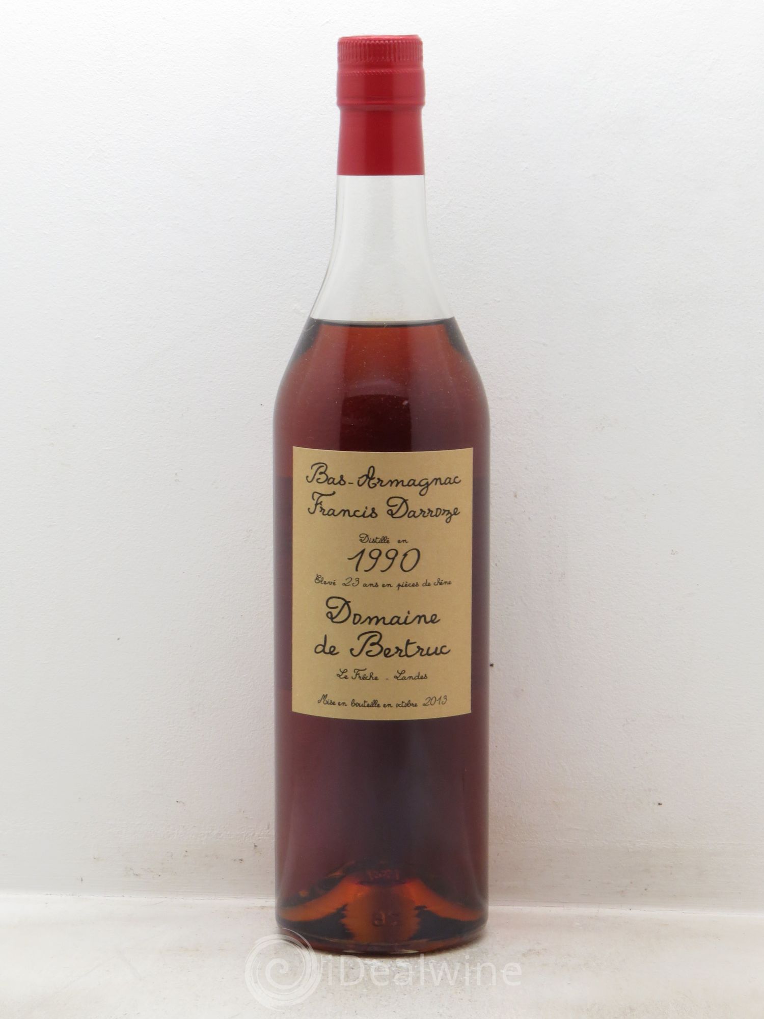 Bas-Armagnac Domaine de Bertuc 48.7° 1990 - Posten von 1 Flasche - 0