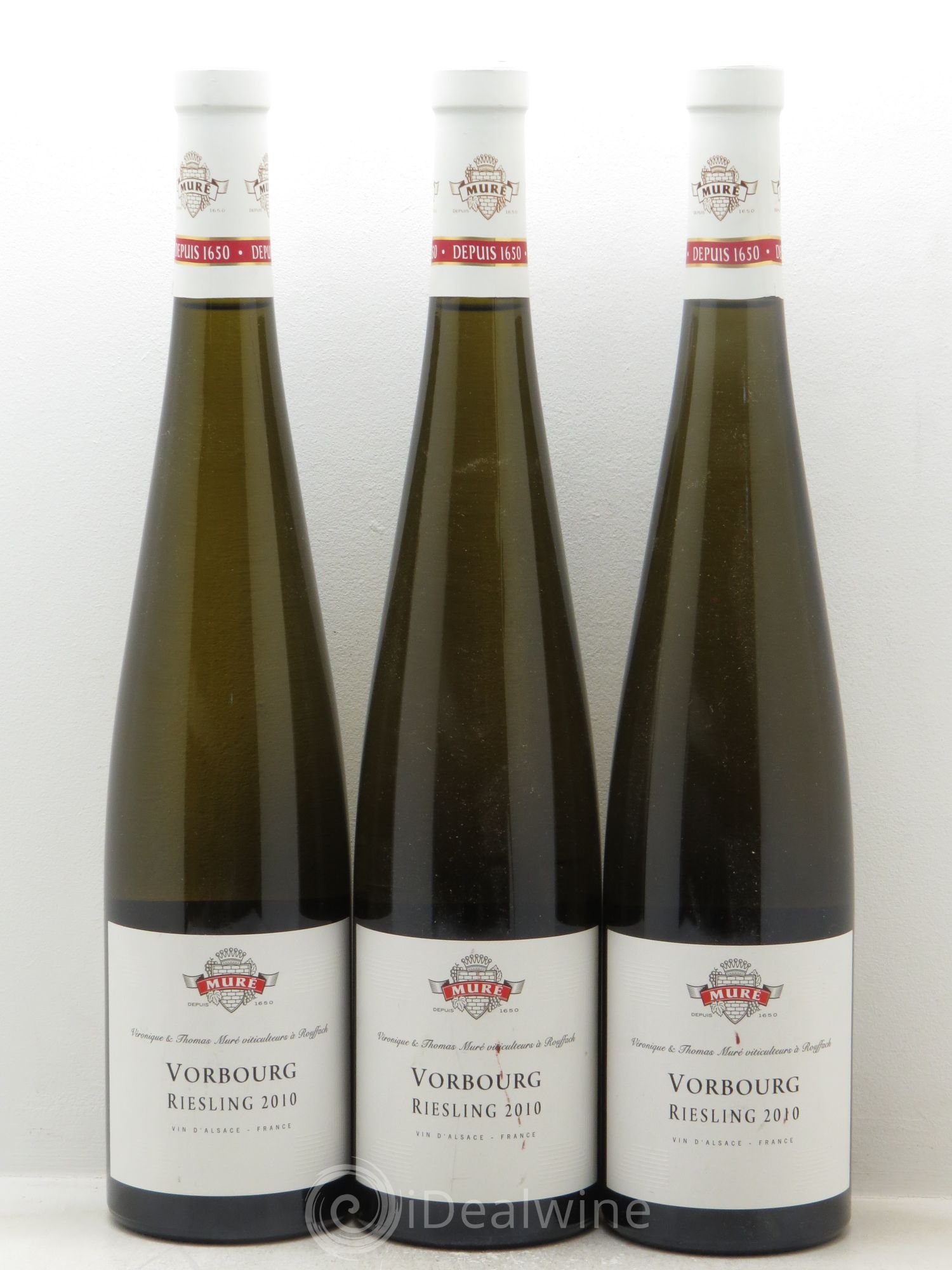 Riesling Vorbourg (sans prix de réserve - no reserve) 2010 - Posten von 3 Flaschen - 0