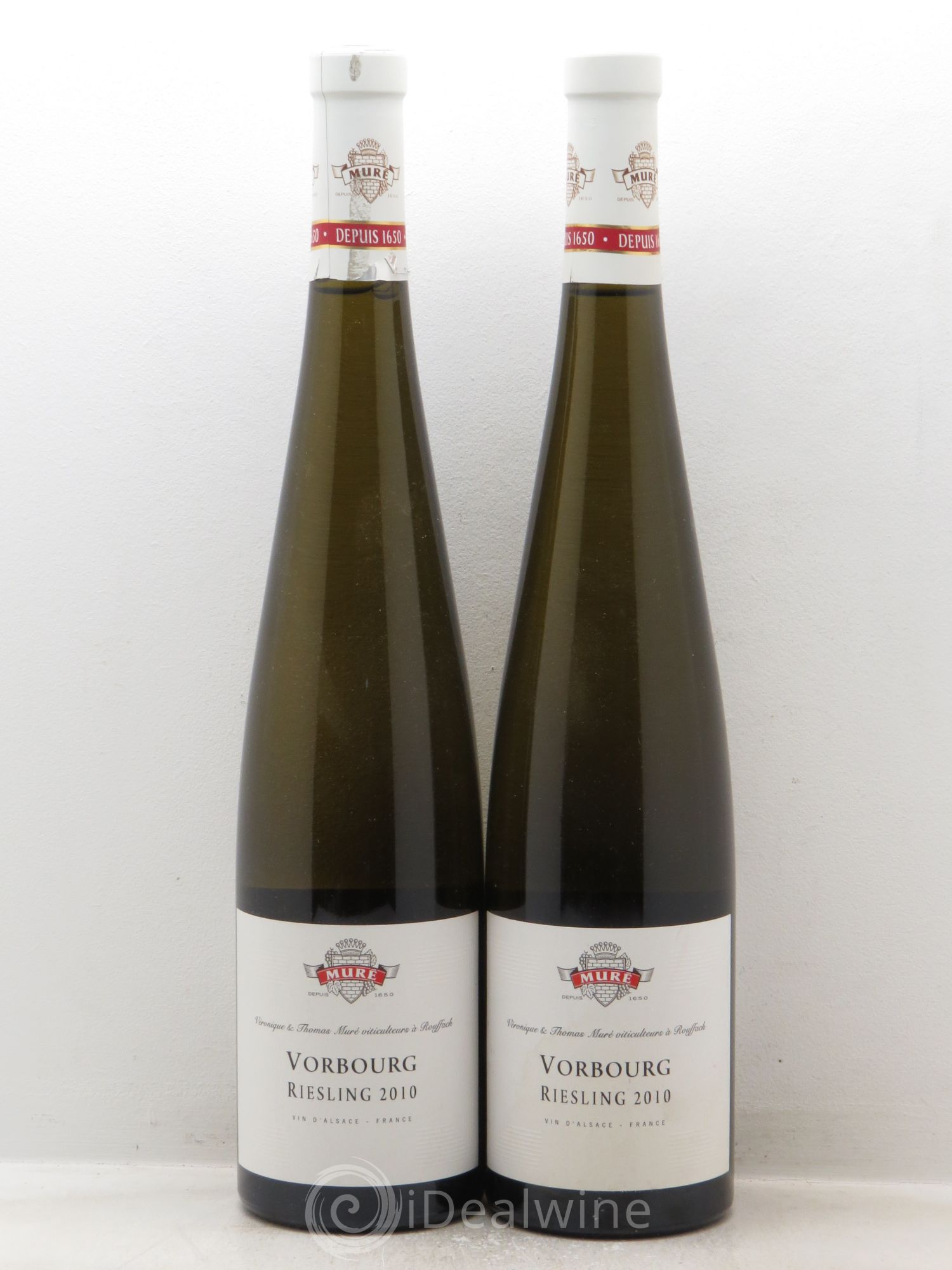 Riesling Vorbourg (sans prix de réserve - no reserve) 2010 - Posten von 2 Flaschen - 0
