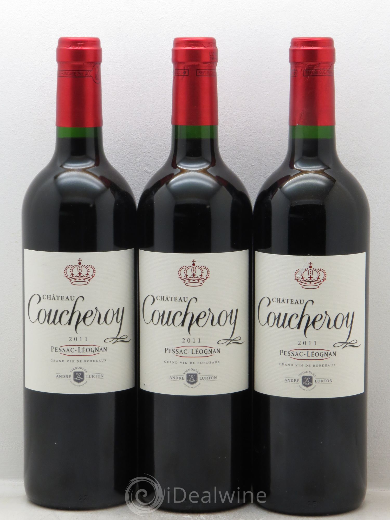Graves Château Coucheroy (sans prix de réserve) 2011 - Posten von 3 Flaschen - 0