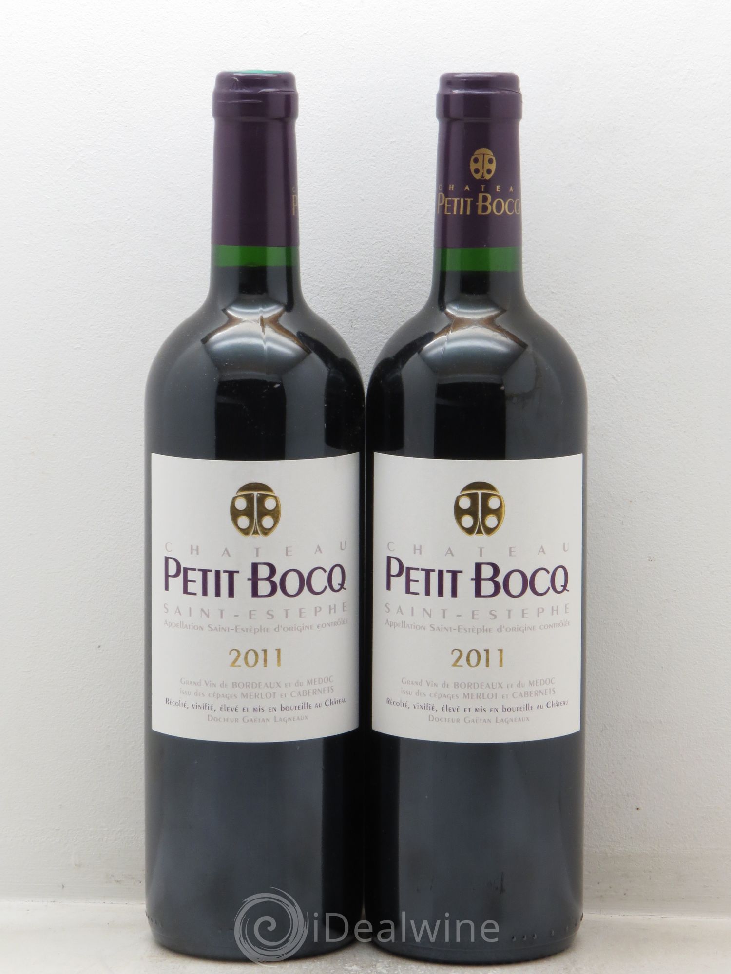Château Petit Bocq Cru Bourgeois 2011 - Lot de 2 bouteilles - 0