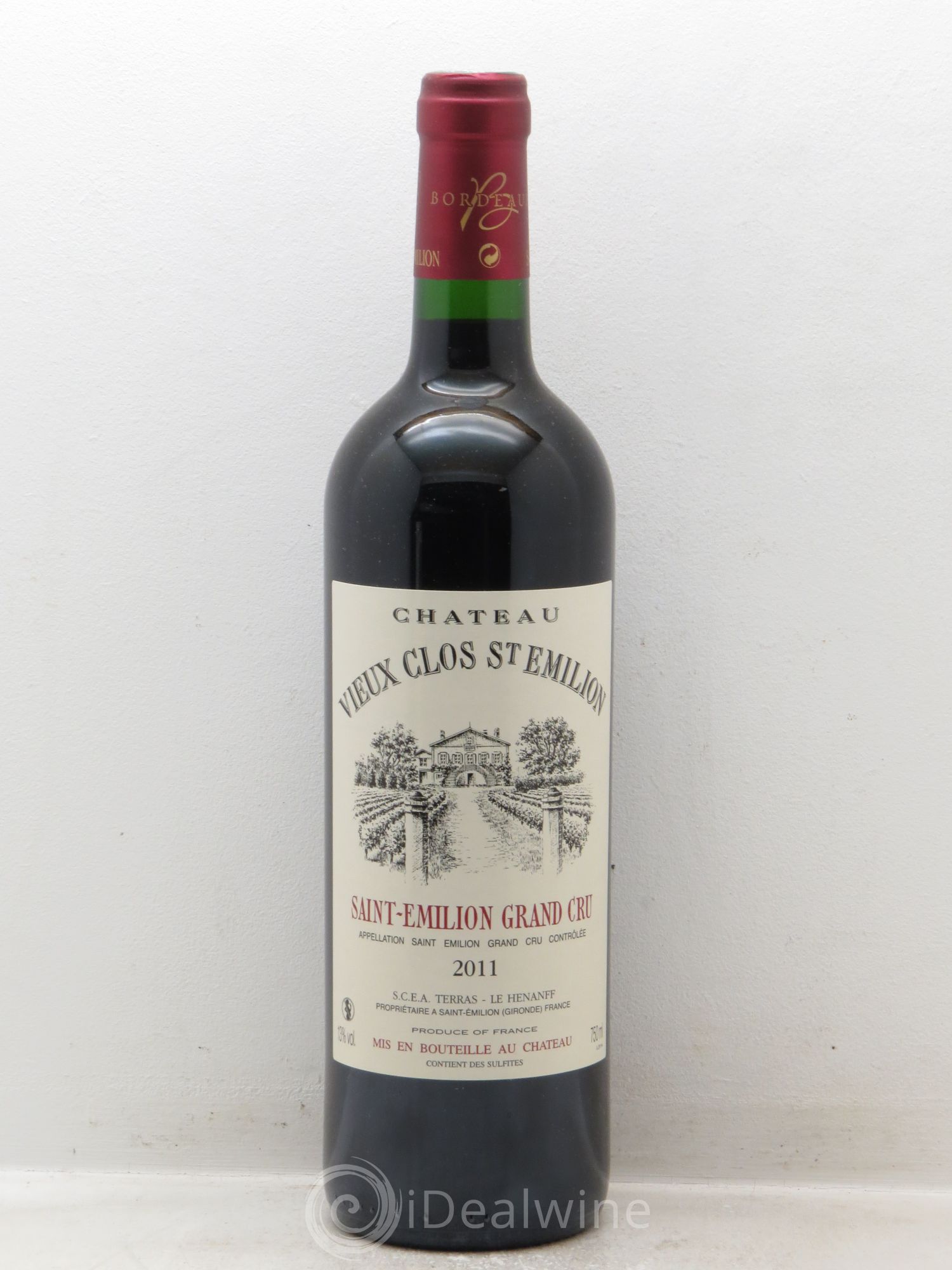 Saint-Émilion Château Vieux Clos 2011 - Posten von 12 Flaschen - 0