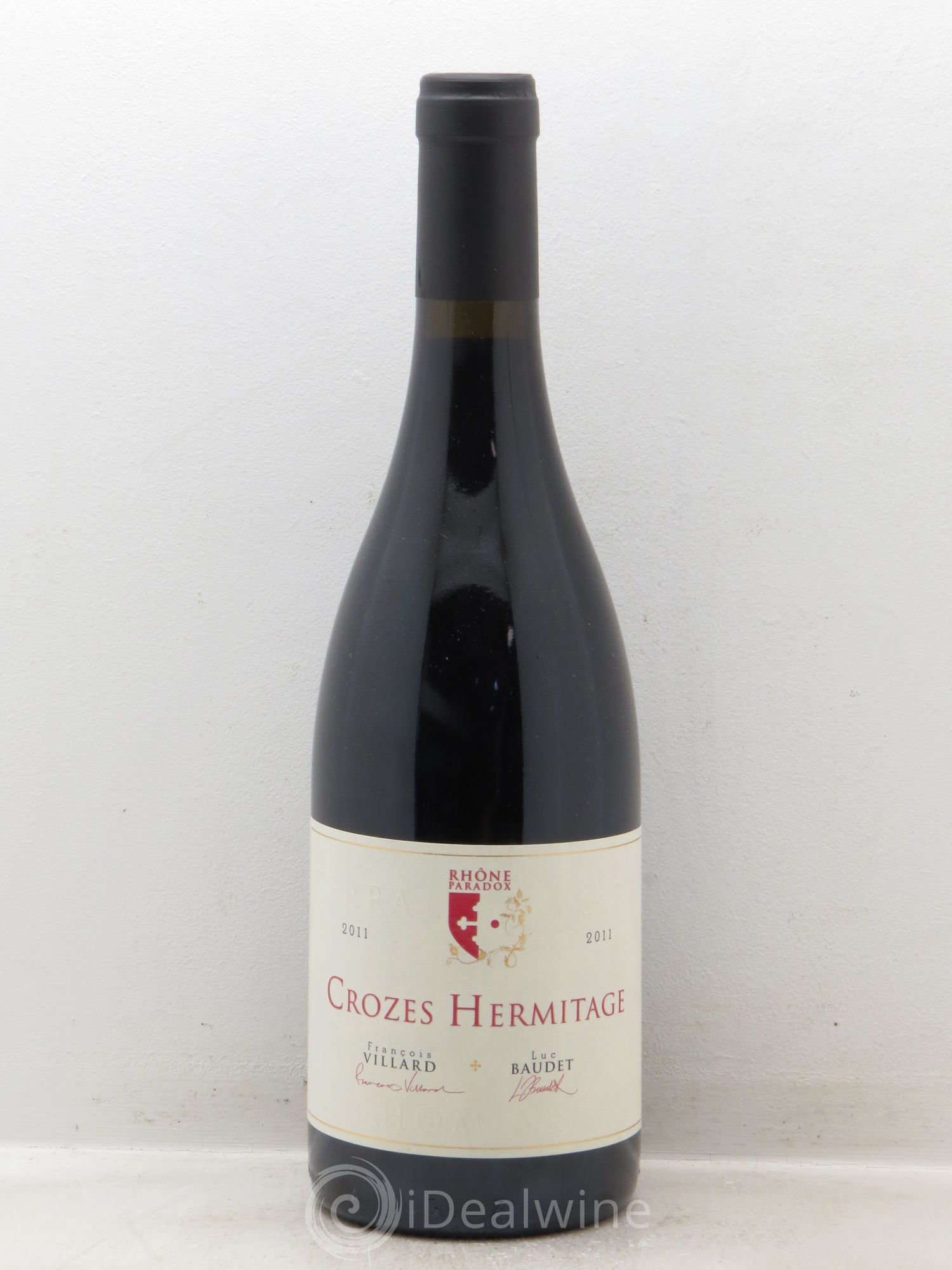 Crozes-Hermitage Cuvée Exclusivité F.Villard et Luc Baudet (sans prix de réserve - no reserve) 2011 - Posten von 1 Flasche - 0