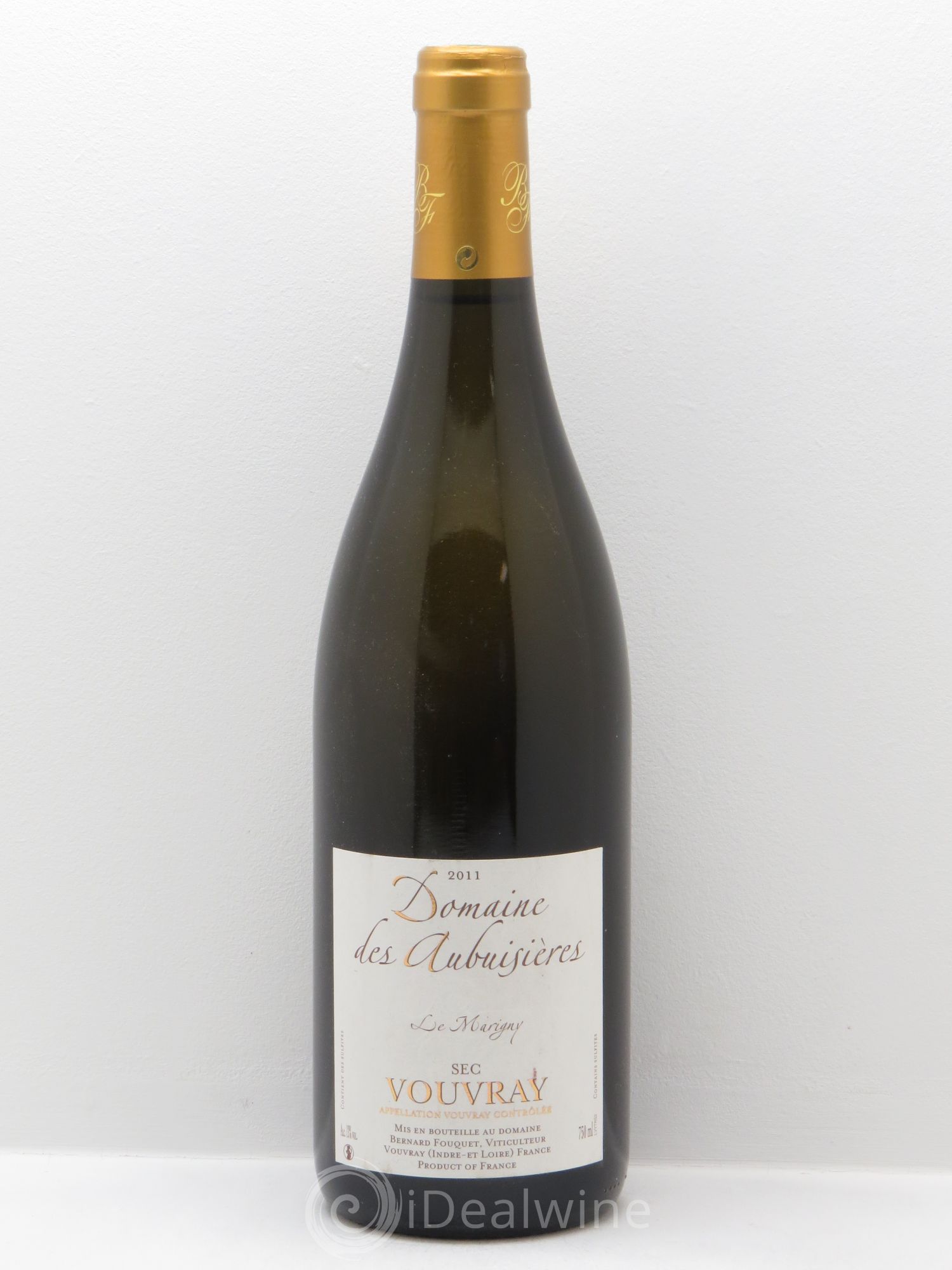 Vouvray Domaine des Aubusières le Marigny (sans prix de réserve - no reserve) 2011 - Posten von 1 Flasche - 0