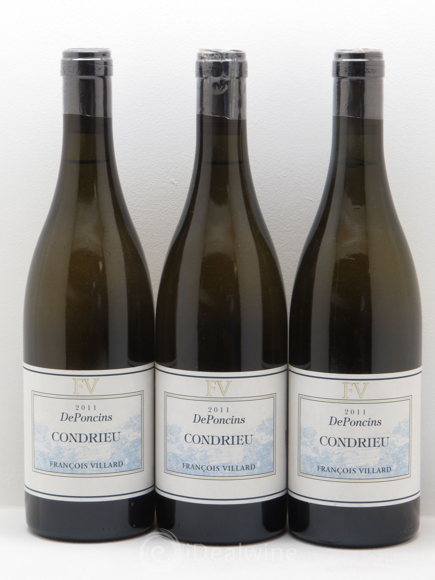 Condrieu Domaine François Villard Deponcins 2011 - Posten von 3 Flaschen - 0
