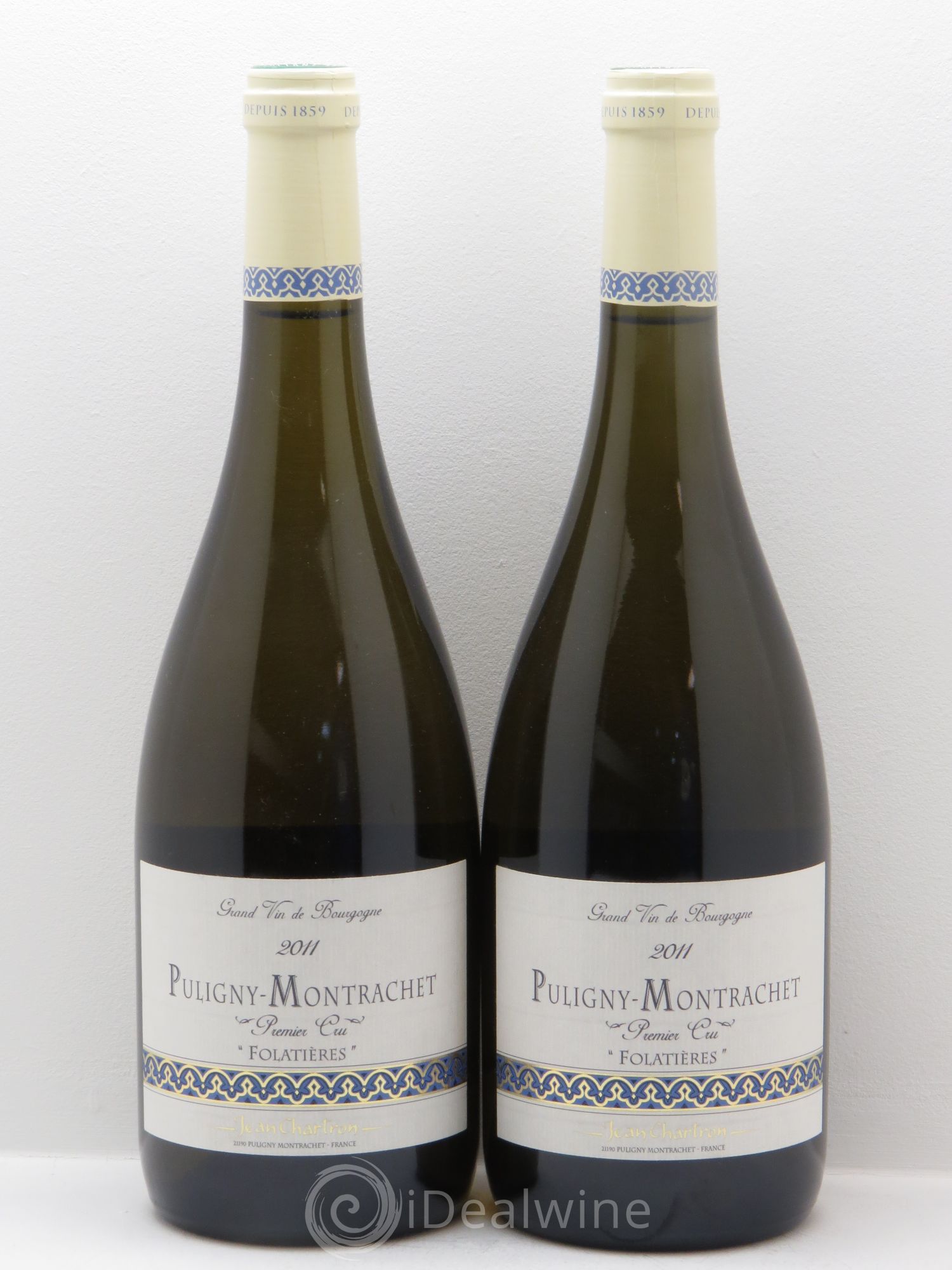 Puligny-Montrachet 1er Cru Domaine Jean Chartron 2011 - Posten von 2 Flaschen - 0