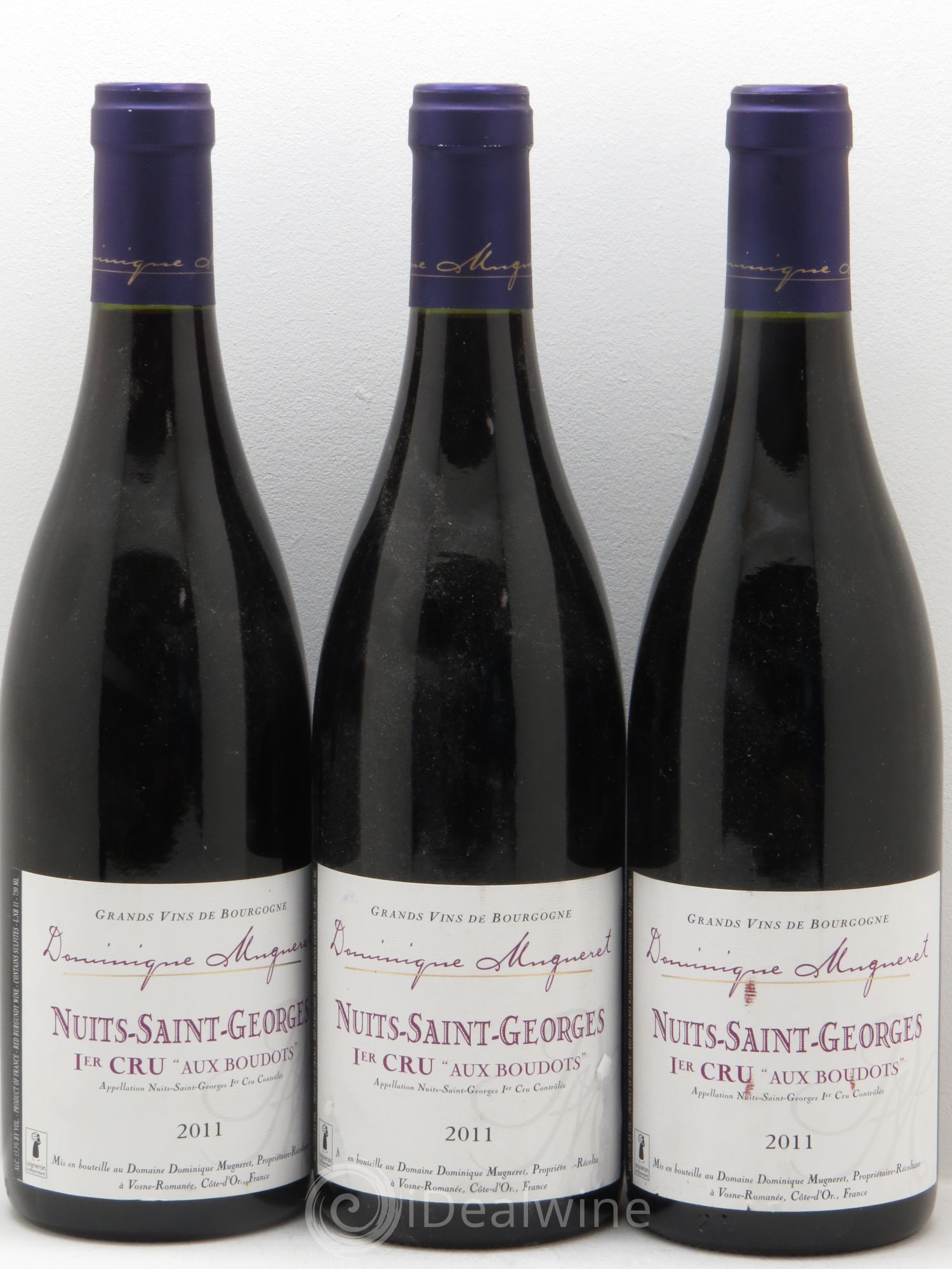 Nuits-Saint-Georges 1er Cru Les Boudots Dominique Mugneret (Domaine) 2011 - Lot de 3 bouteilles - 0