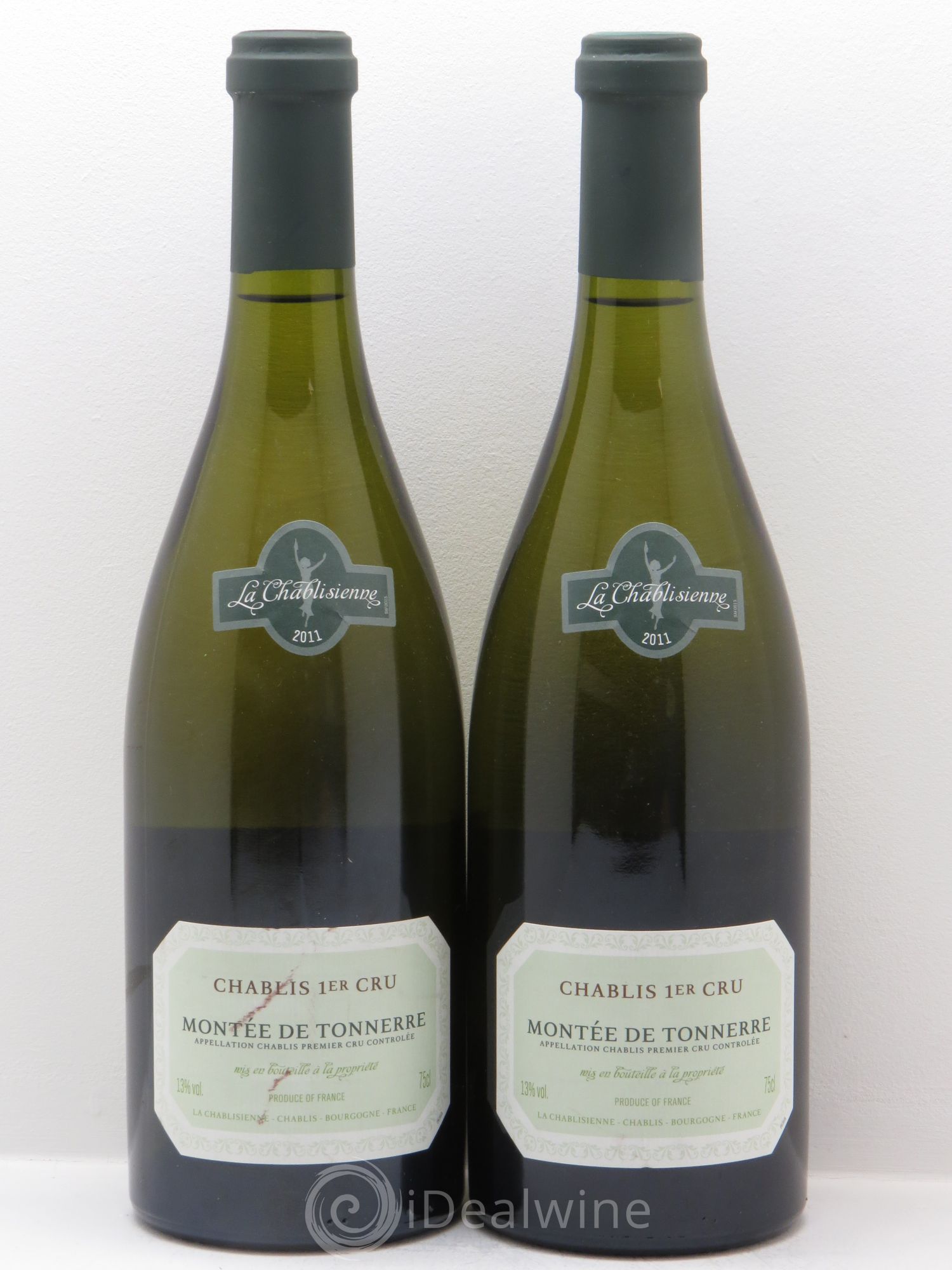 Chablis 1er Cru la Chablisienne 2011 - Posten von 2 Flaschen - 0