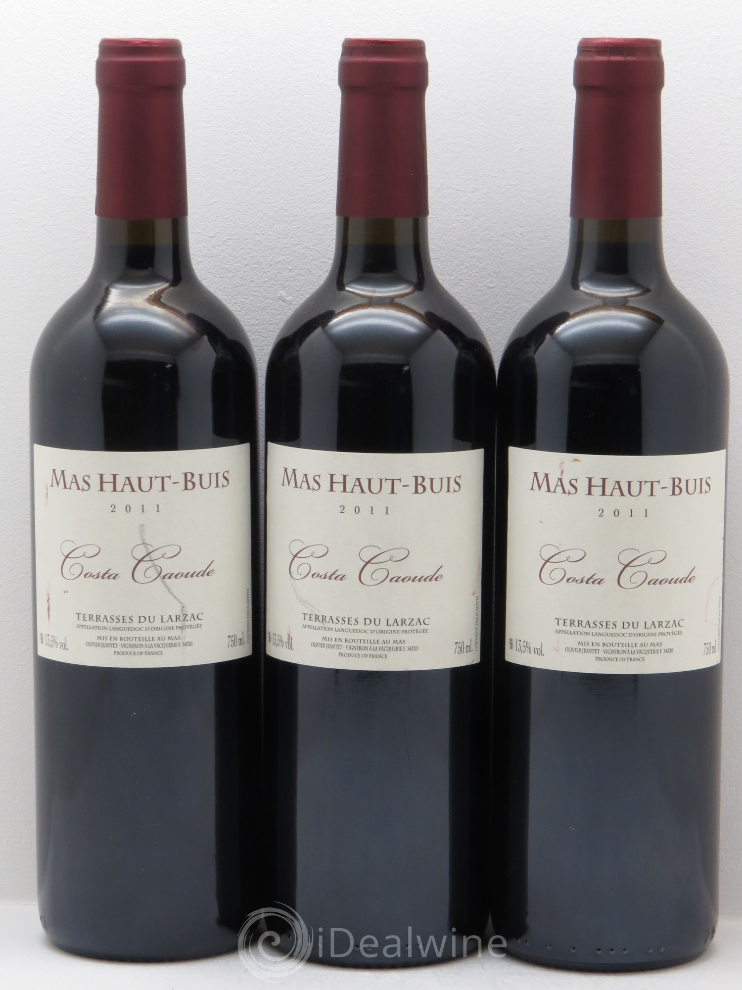 Coteaux du Languedoc Mas Haut Buis Costa Caoude 2011 - Posten von 3 Flaschen - 0