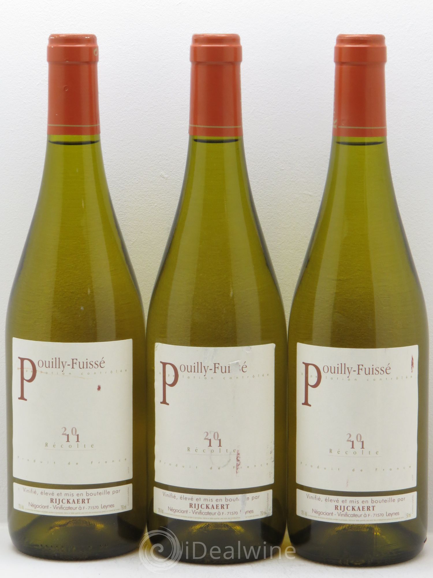 Pouilly-Fuissé Rijckaert 2011 - Lot de 3 bouteilles - 0
