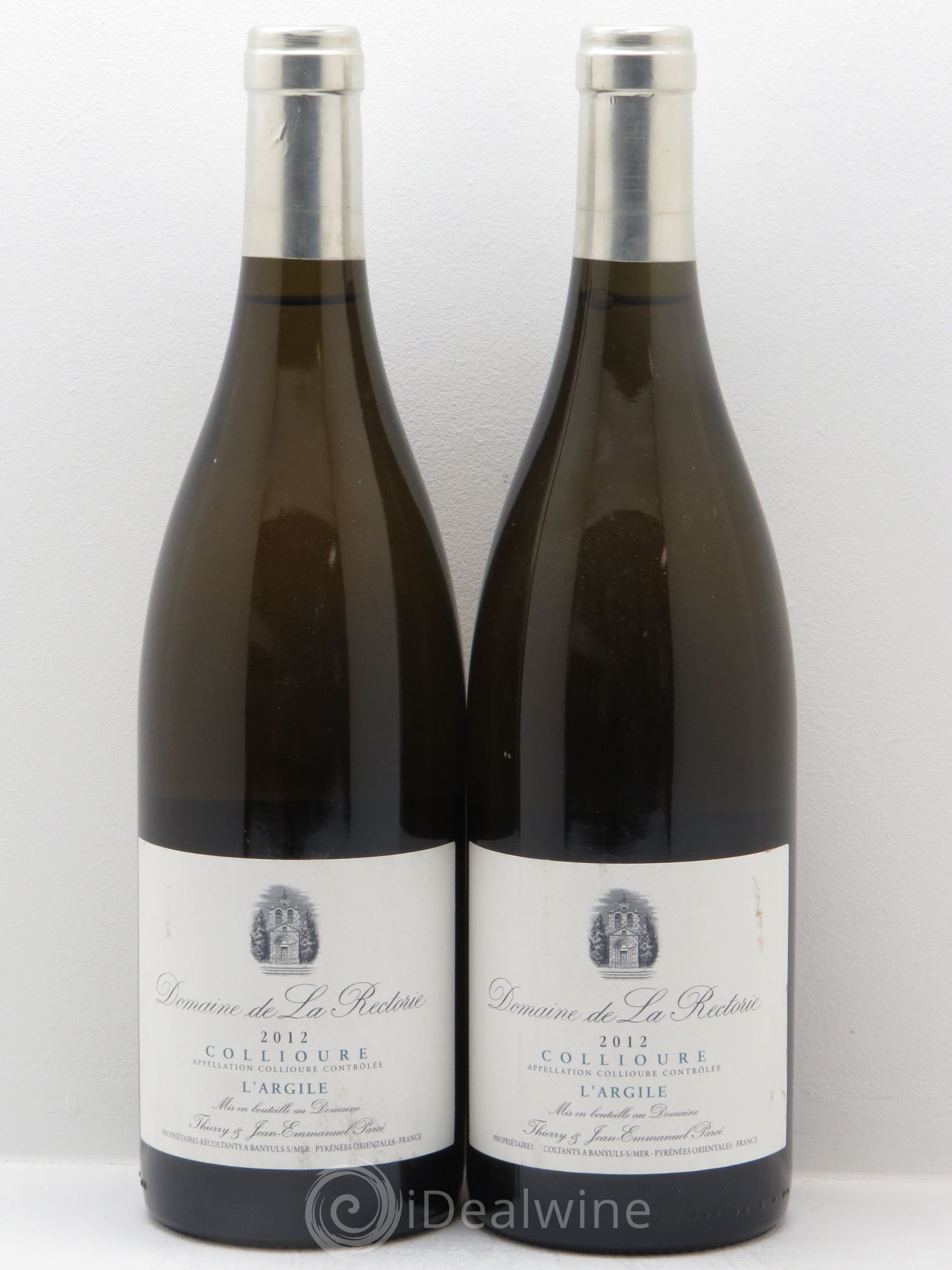 Collioure La Rectorie (Domaine de) l'Argile 2012 - Posten von 2 Flaschen - 0