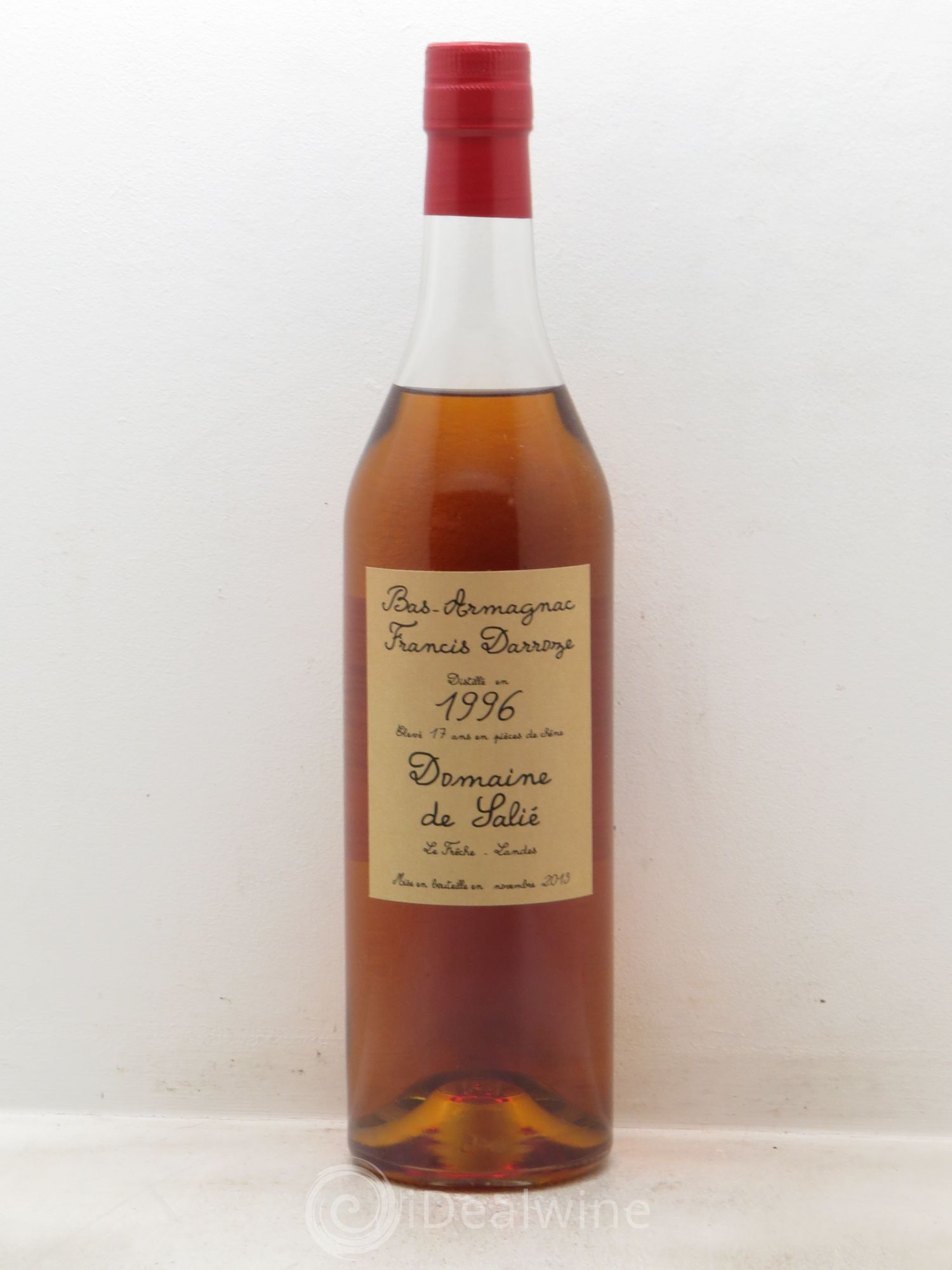 Bas-Armagnac Domaine de Salie 49° 1996 - Posten von 1 Flasche - 0