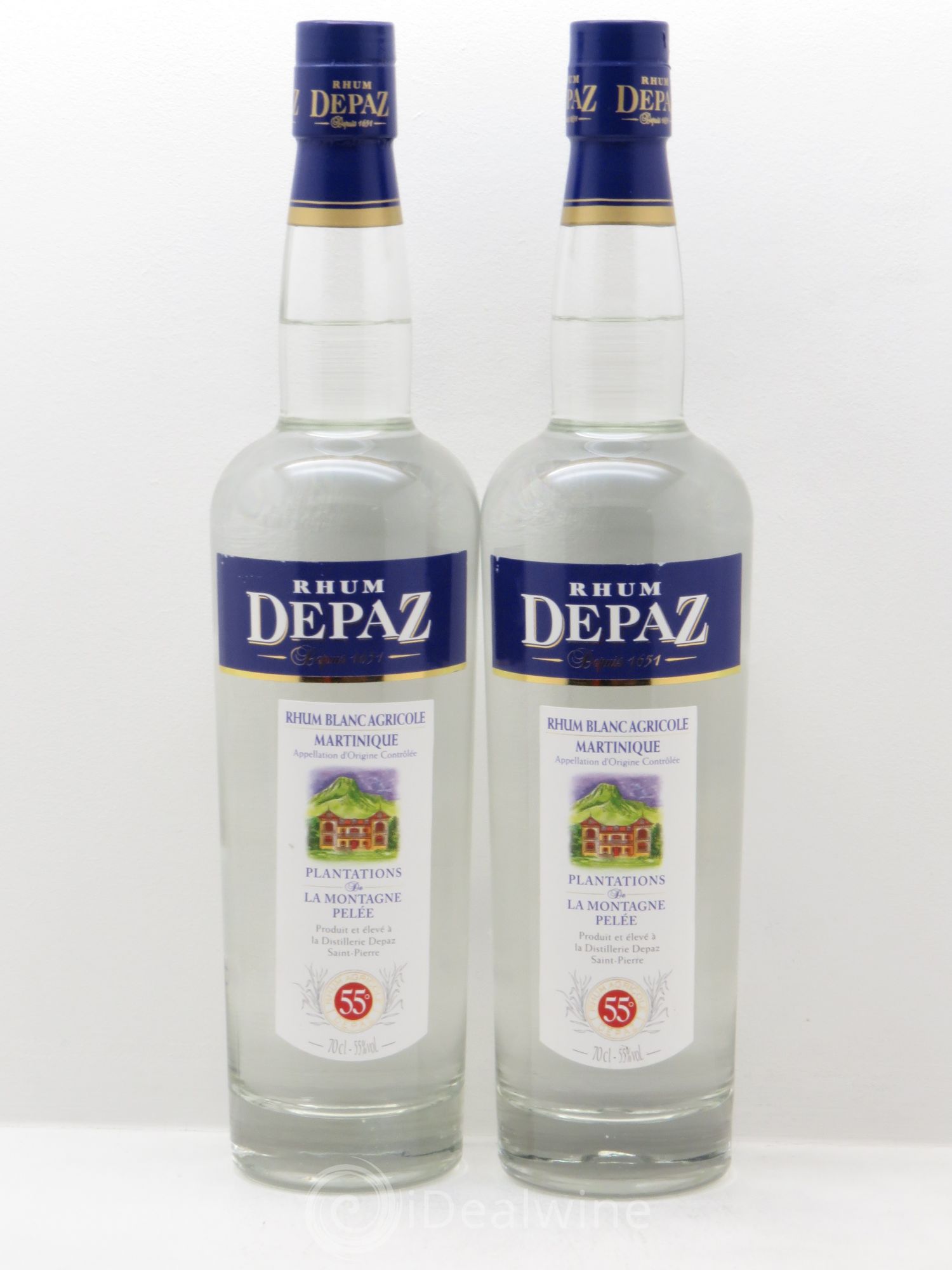 Rhum Depaz Cuvée de la Montagne 55° - Posten von 2 Flaschen - 0
