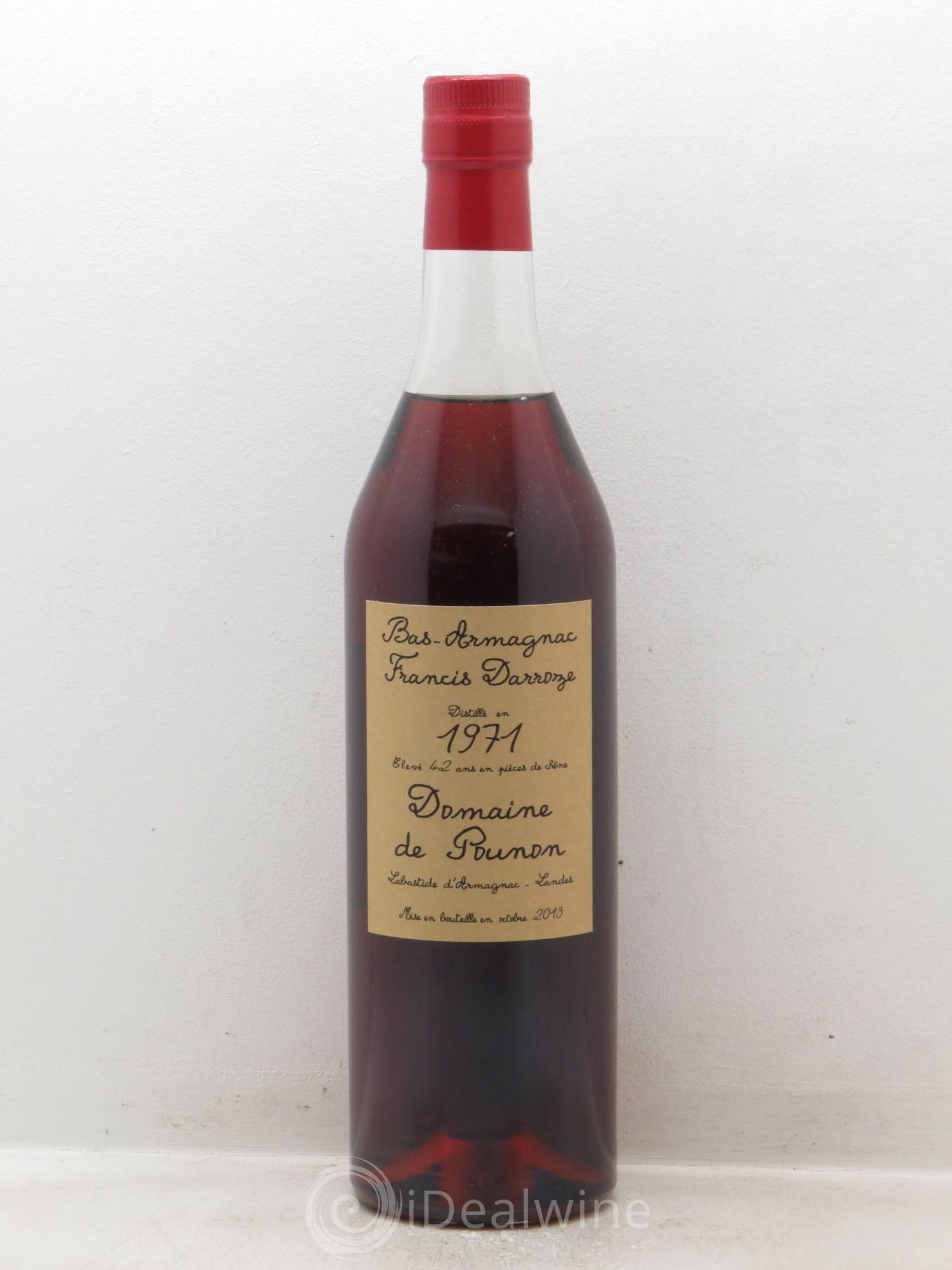 Bas-Armagnac Domaine de Peyrot 42.9° 1965 - Posten von 1 Flasche - 0