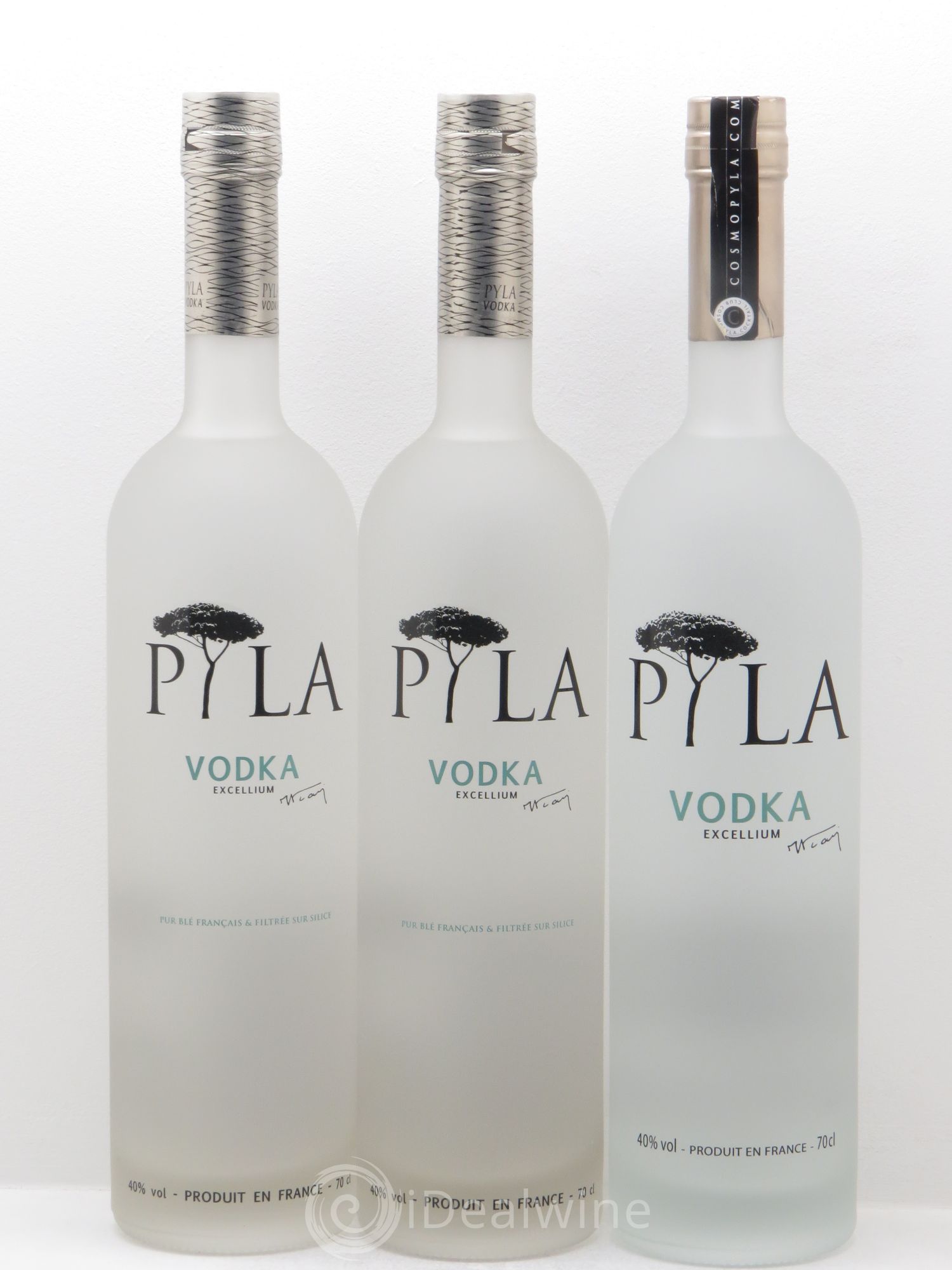 Alcools divers Pyla Vodka Excellium - Posten von 3 Flaschen - 0
