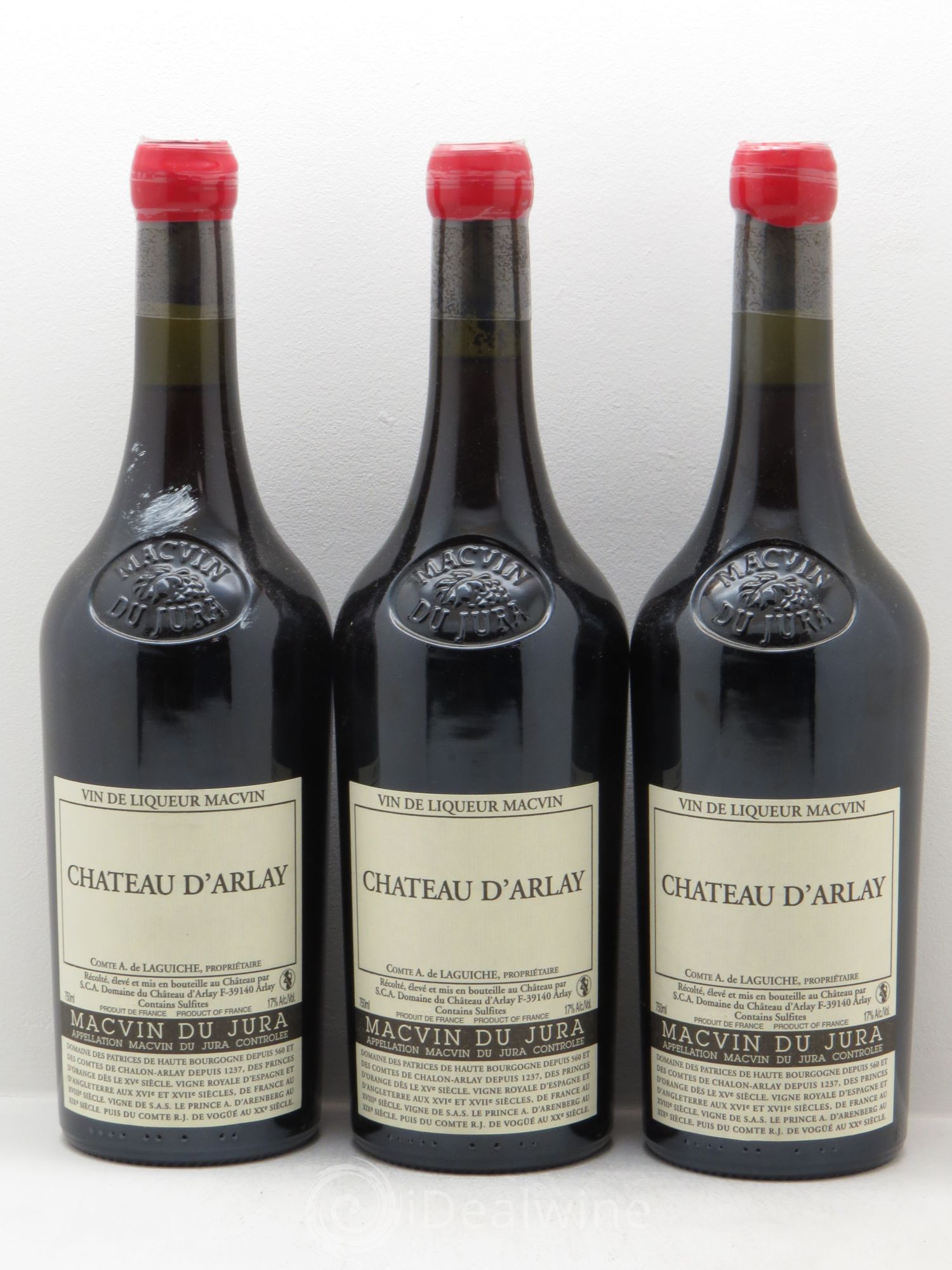 Côtes du Jura Macvin Château d'Arlay - Lot de 3 bouteilles - 0