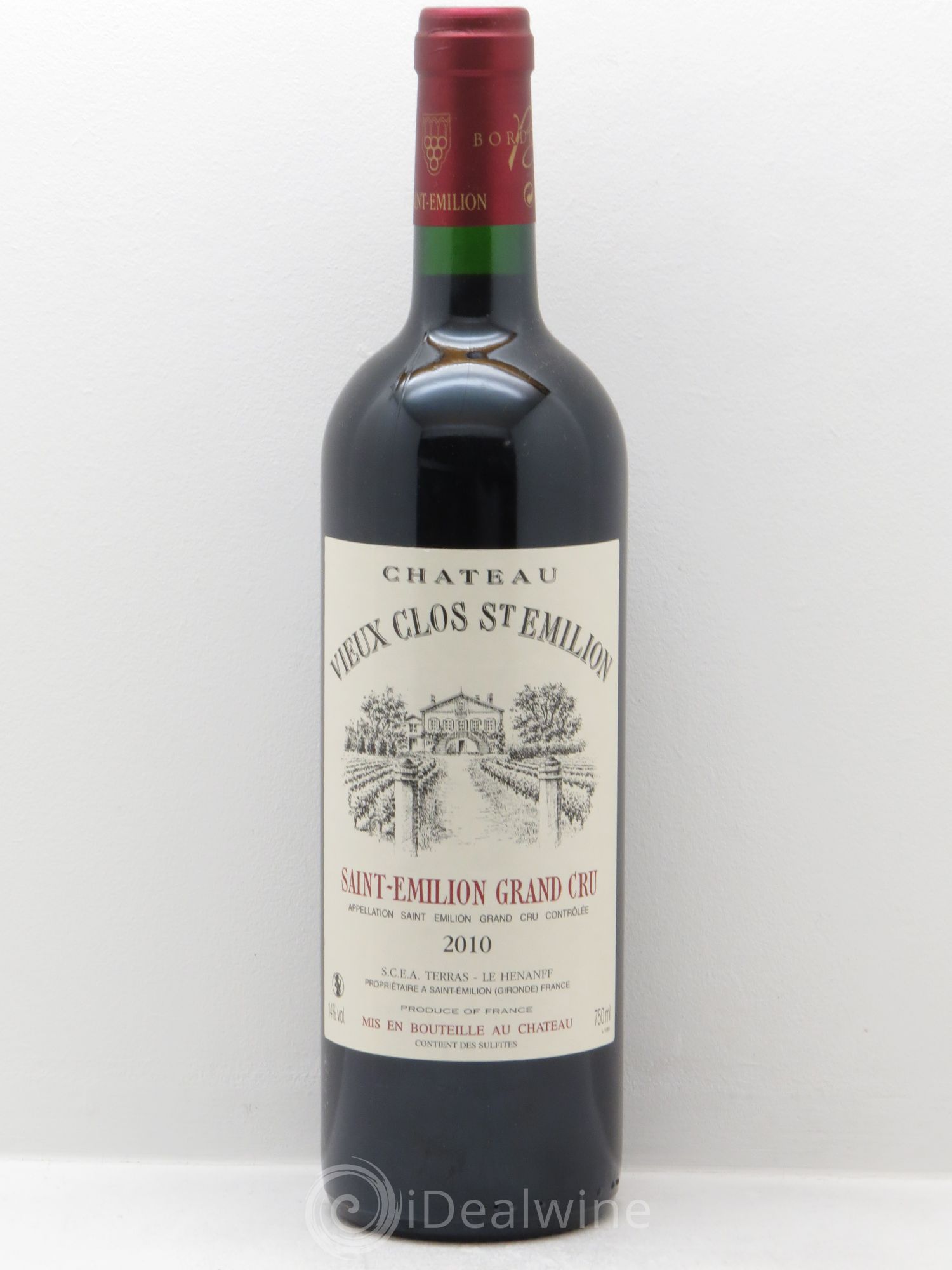 Saint-Émilion Château Vieux Clos 2010 - Posten von 1 Flasche - 0