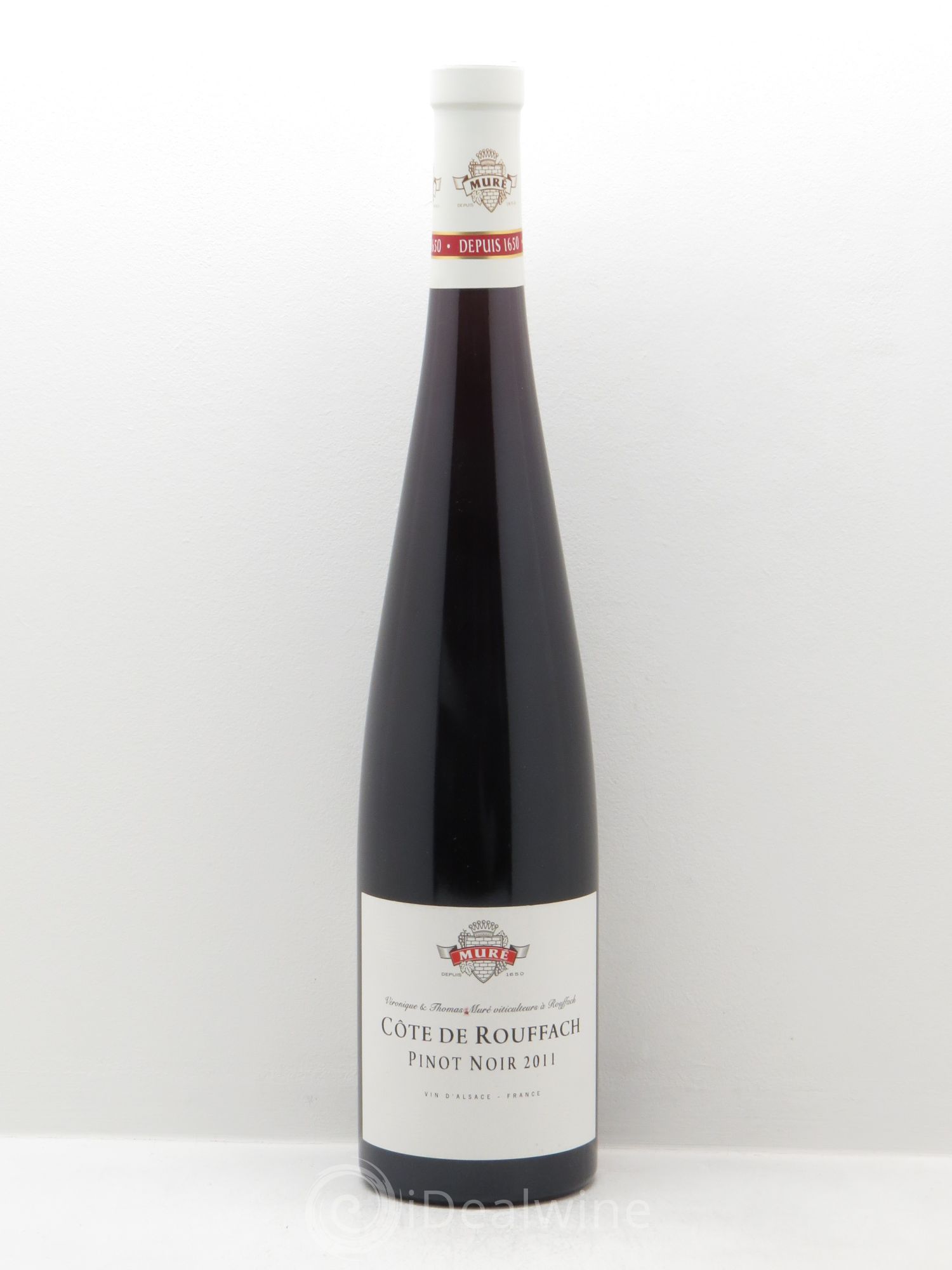 Pinot Noir Côte de Rouffach Muré (sans prix de réserve - no reserve) 2011 - Posten von 1 Flasche - 0