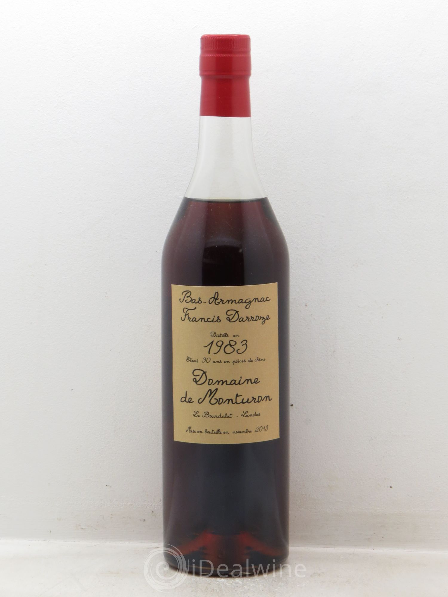 Bas-Armagnac Domaine de Monturon 40.7° 1983 - Posten von 1 Flasche - 0