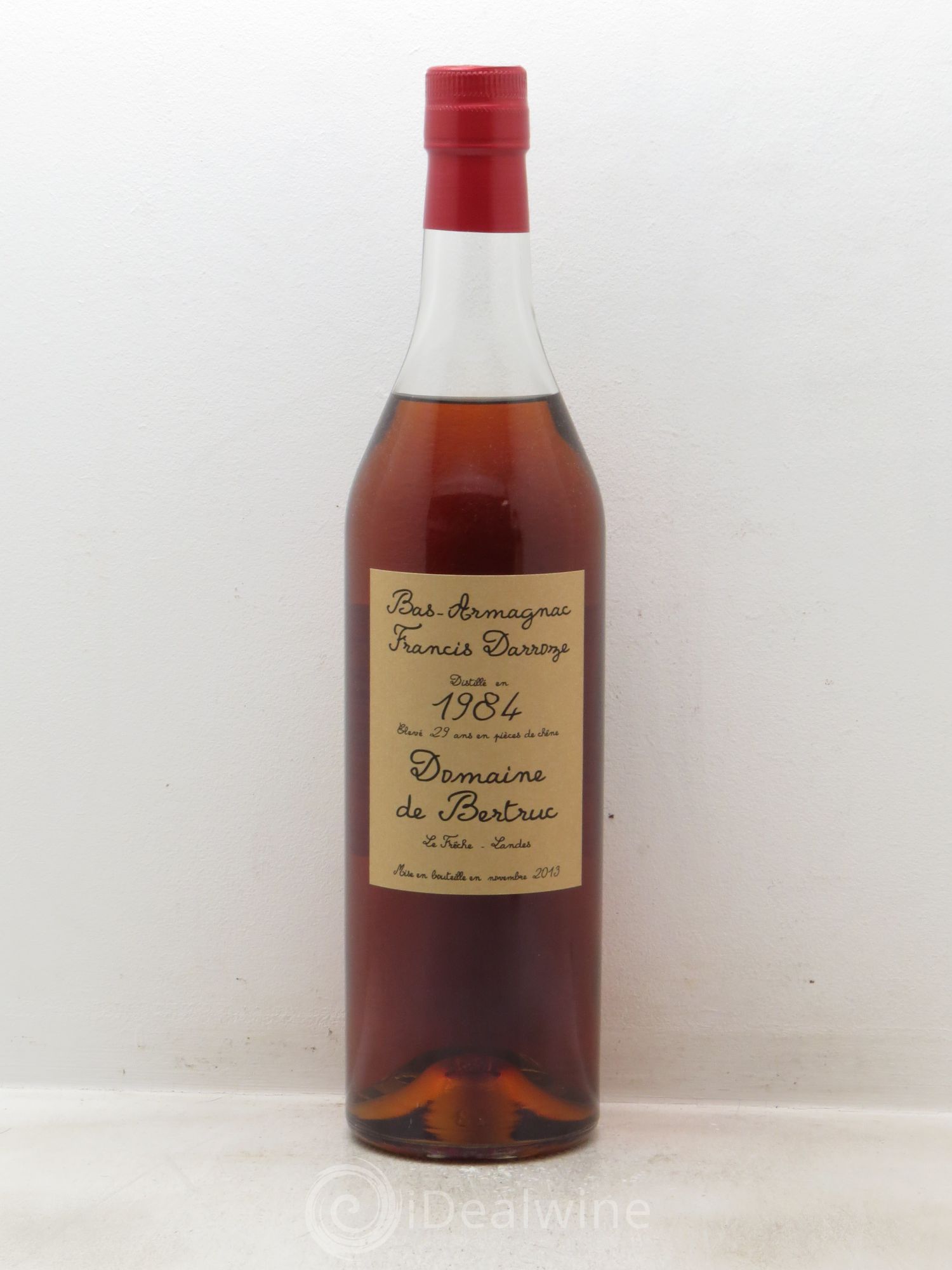 Bas-Armagnac Domaine de Bertuc 46° 1984 - Posten von 1 Flasche - 0