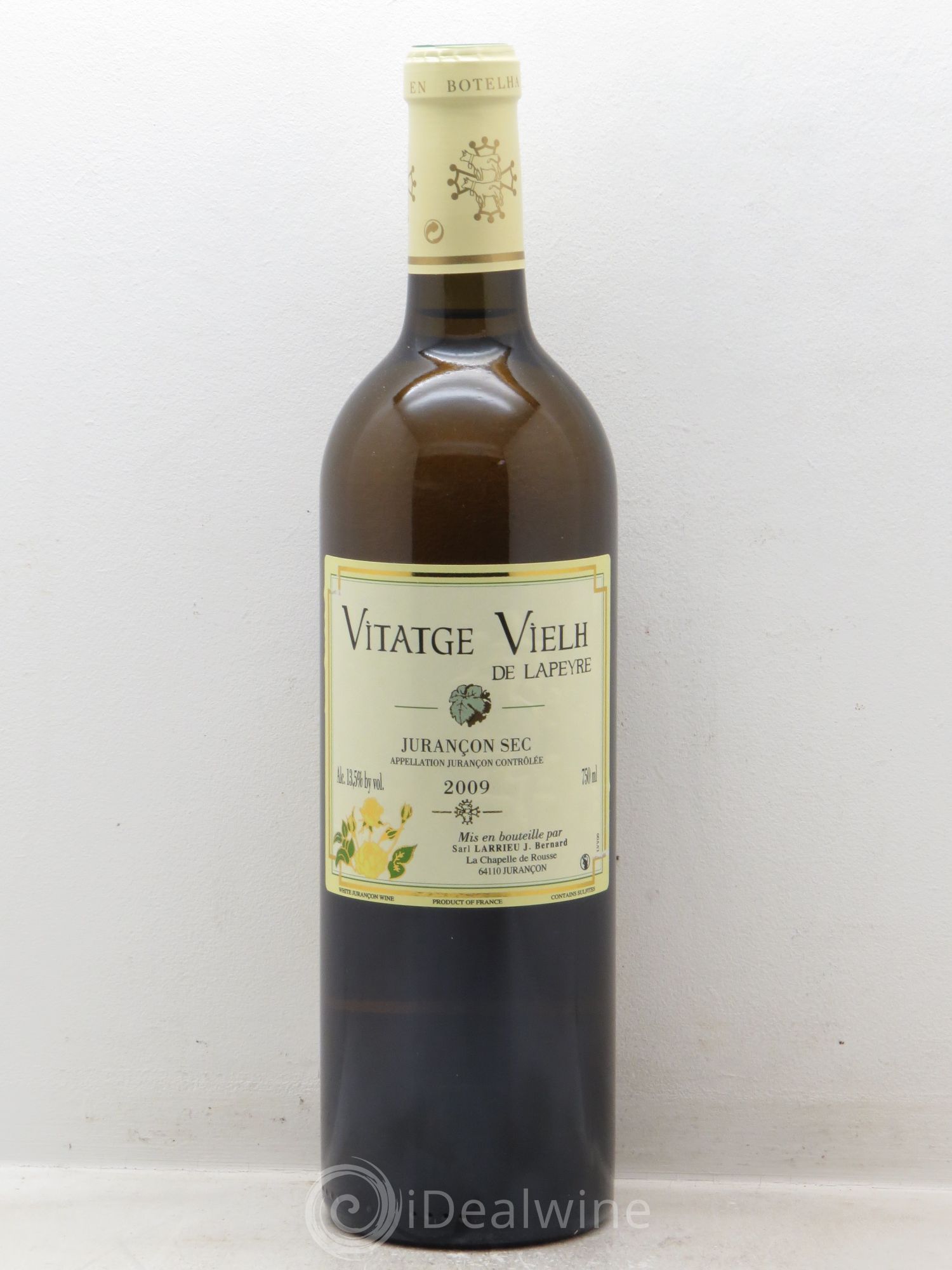 Jurançon Château Lapeyre Vitatge Vielh (sans prix de réserve - no reserve) 2009 - Posten von 6 Flaschen - 0