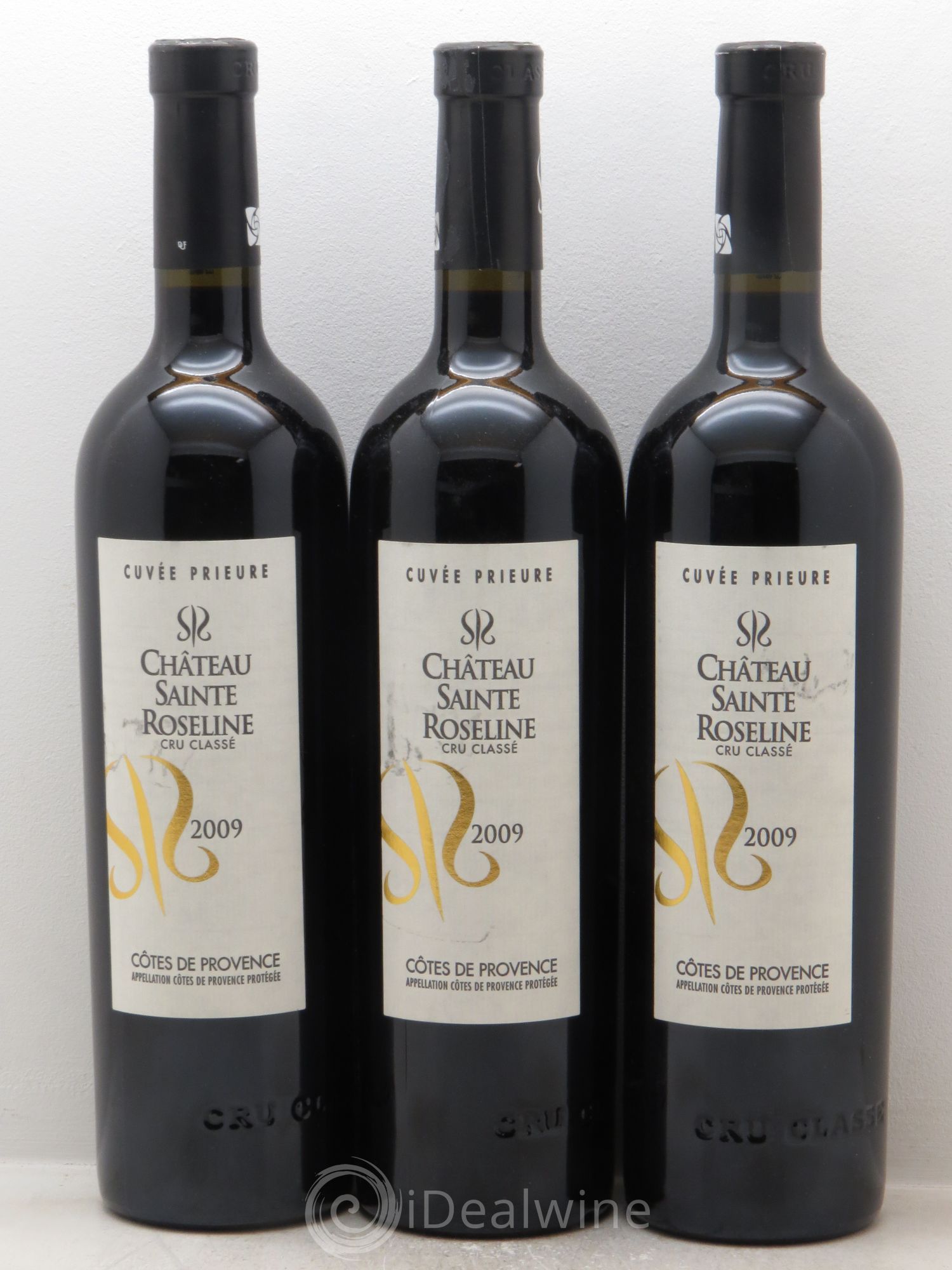 Côtes de Provence Château Sainte-Roseline Le Prieuré null 2009 - Lot of 3 bottles - 0