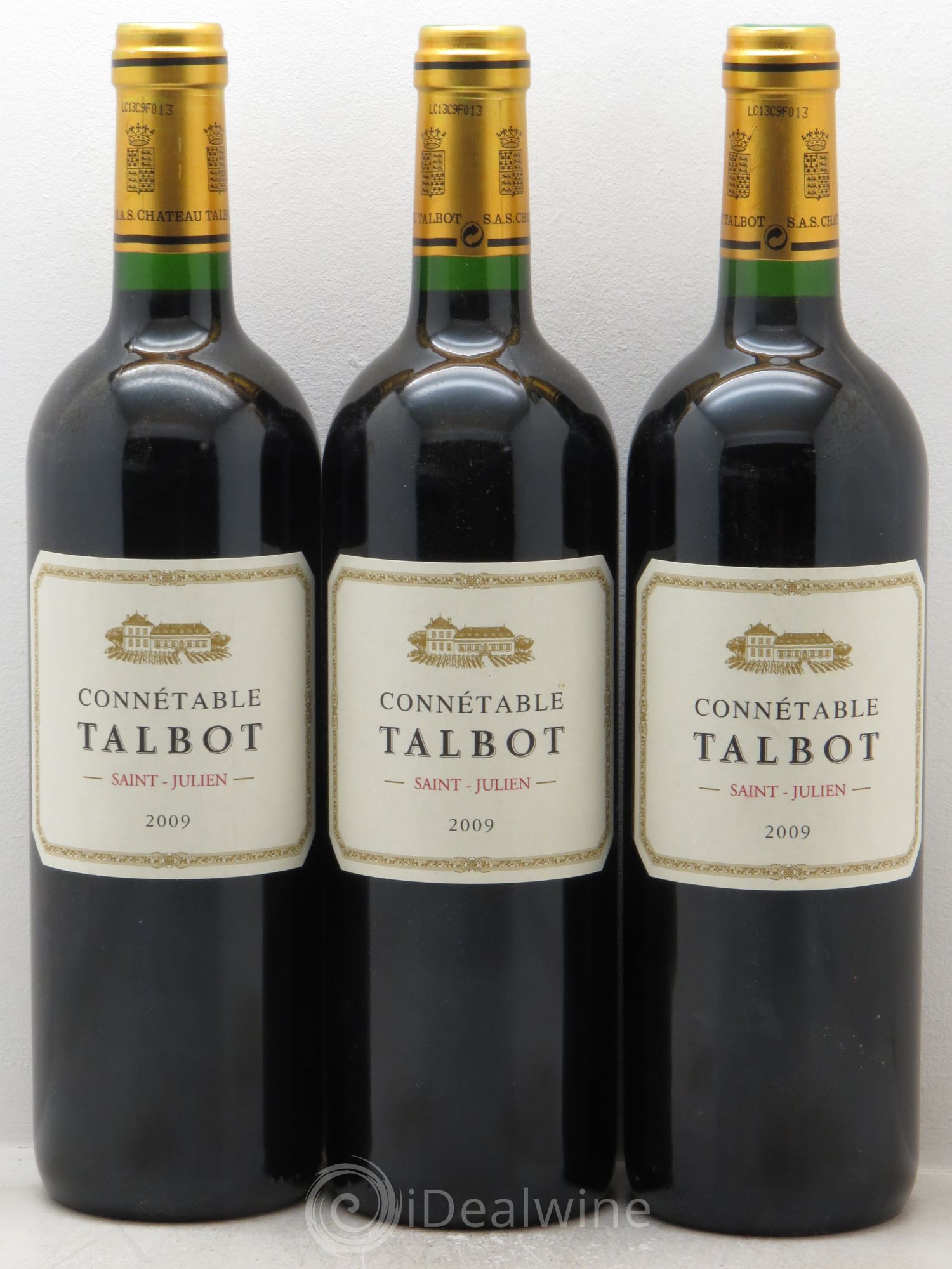 Connétable de Talbot Second Vin 2009 - Lot de 3 bouteilles - 0