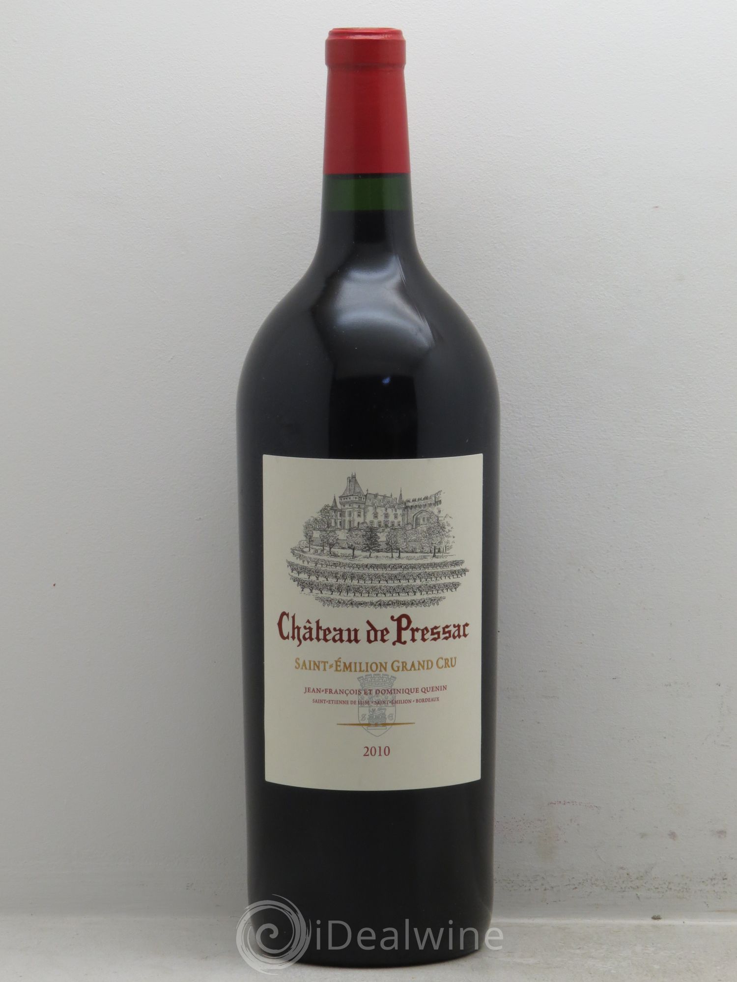 Château de Pressac Grand Cru Classé 2010 - Lot de 1 magnum - 0