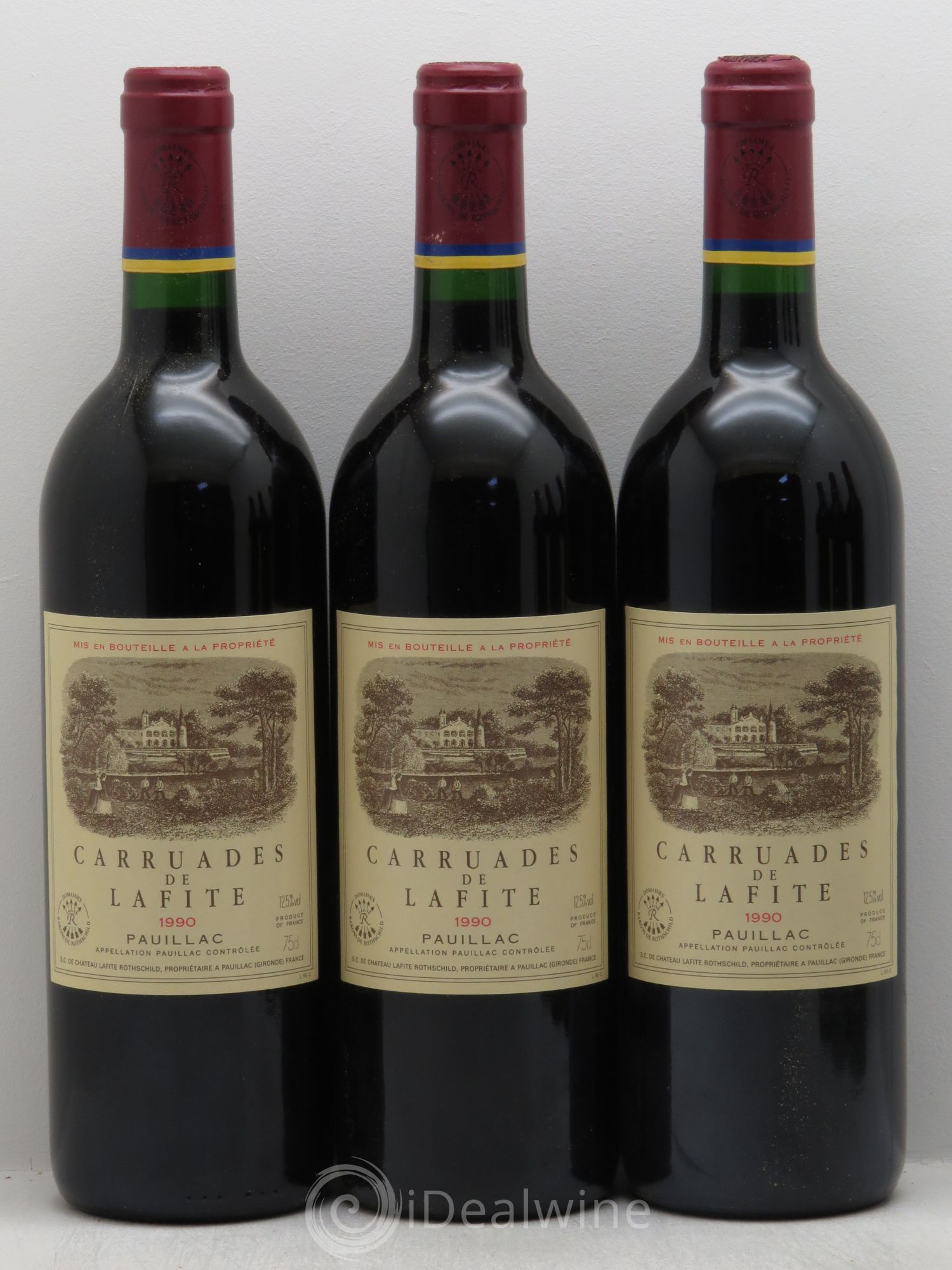 Carruades de Lafite Rothschild Second Vin 1990 - Lot de 12 bouteilles - 3