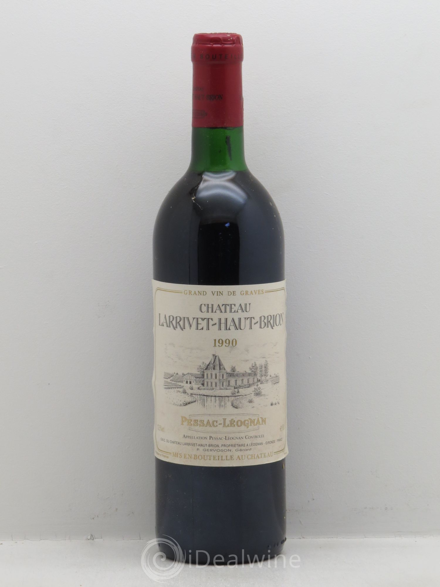 Château Larrivet Haut-Brion 1990 - Lot de 12 bouteilles - 0