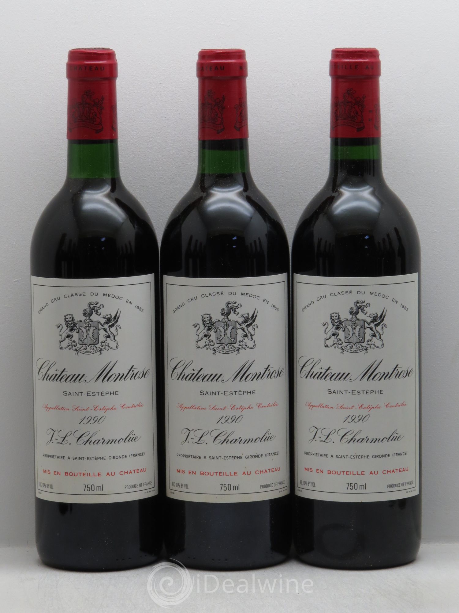Château Montrose 2ème Grand Cru Classé 1990 - Lot de 12 bouteilles - 1