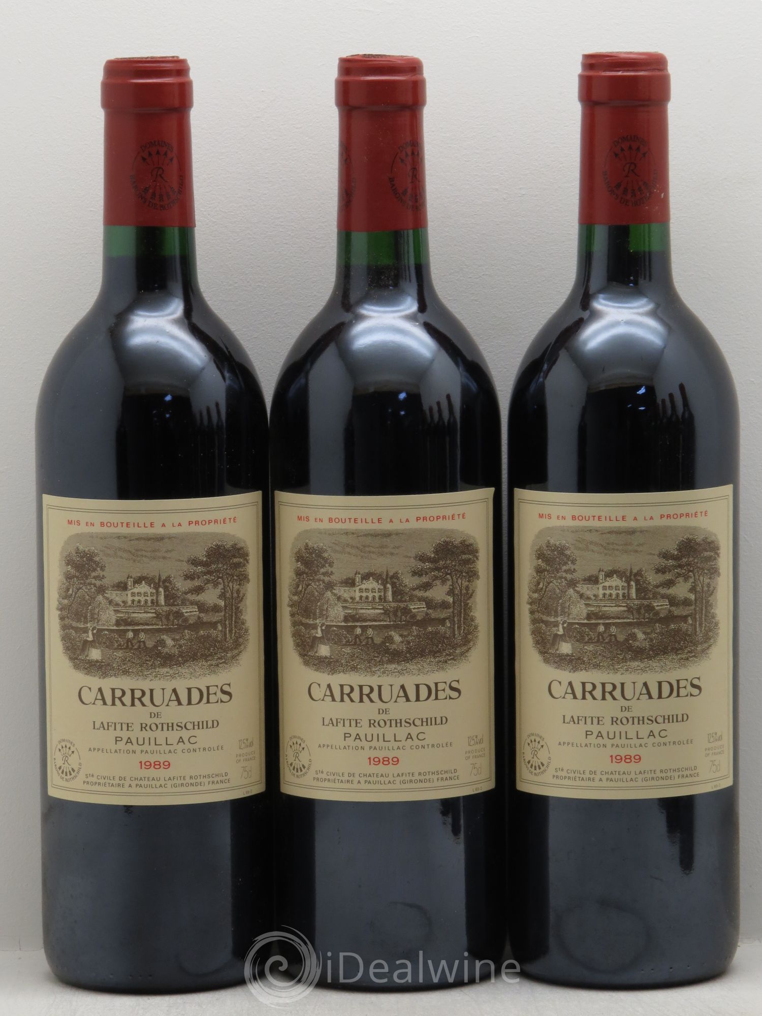 Carruades de Lafite Rothschild Second Vin 1989 - Lot de 12 bouteilles - 2