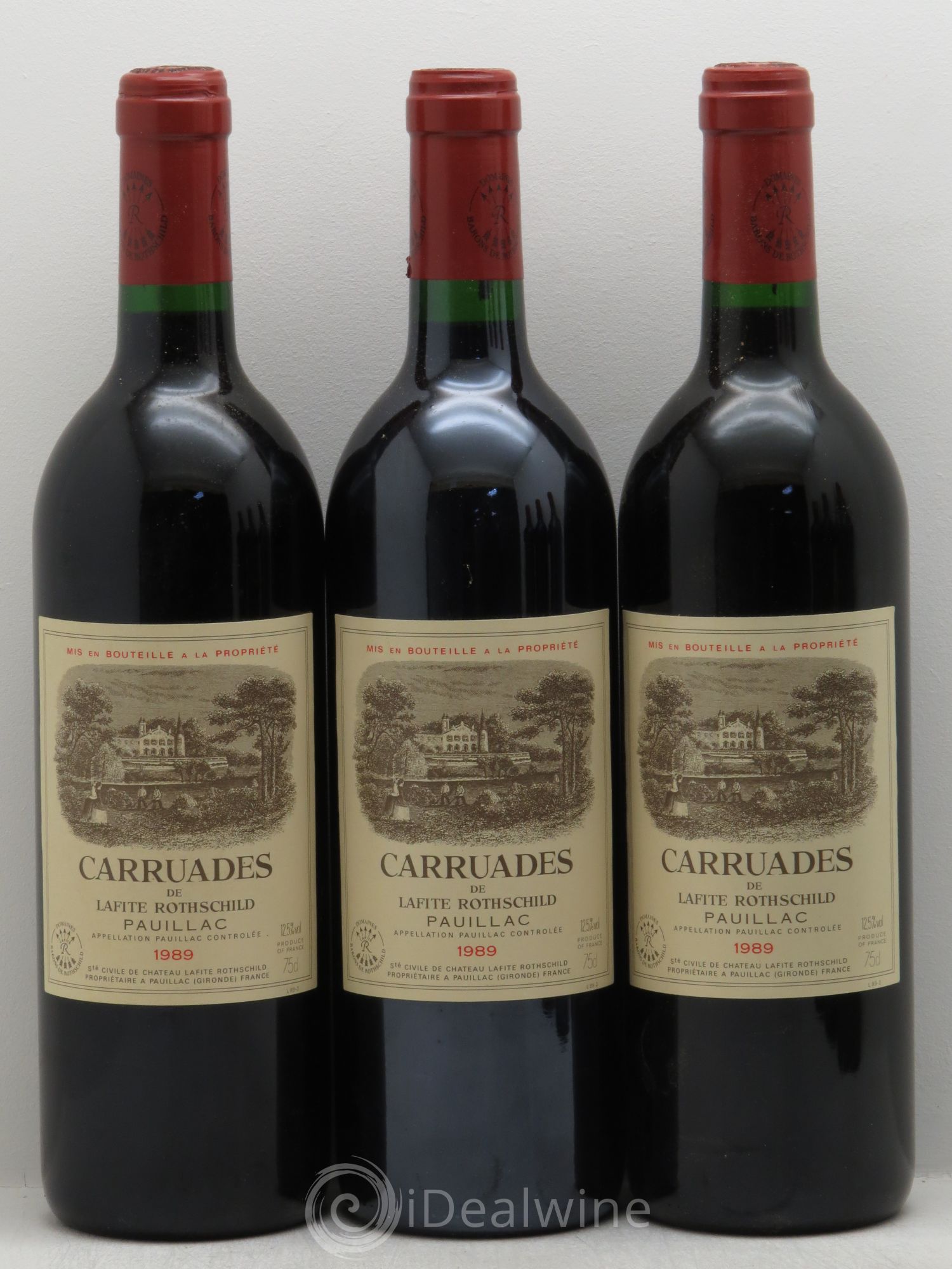 Carruades de Lafite Rothschild Second Vin 1989 - Lot de 12 bouteilles - 3
