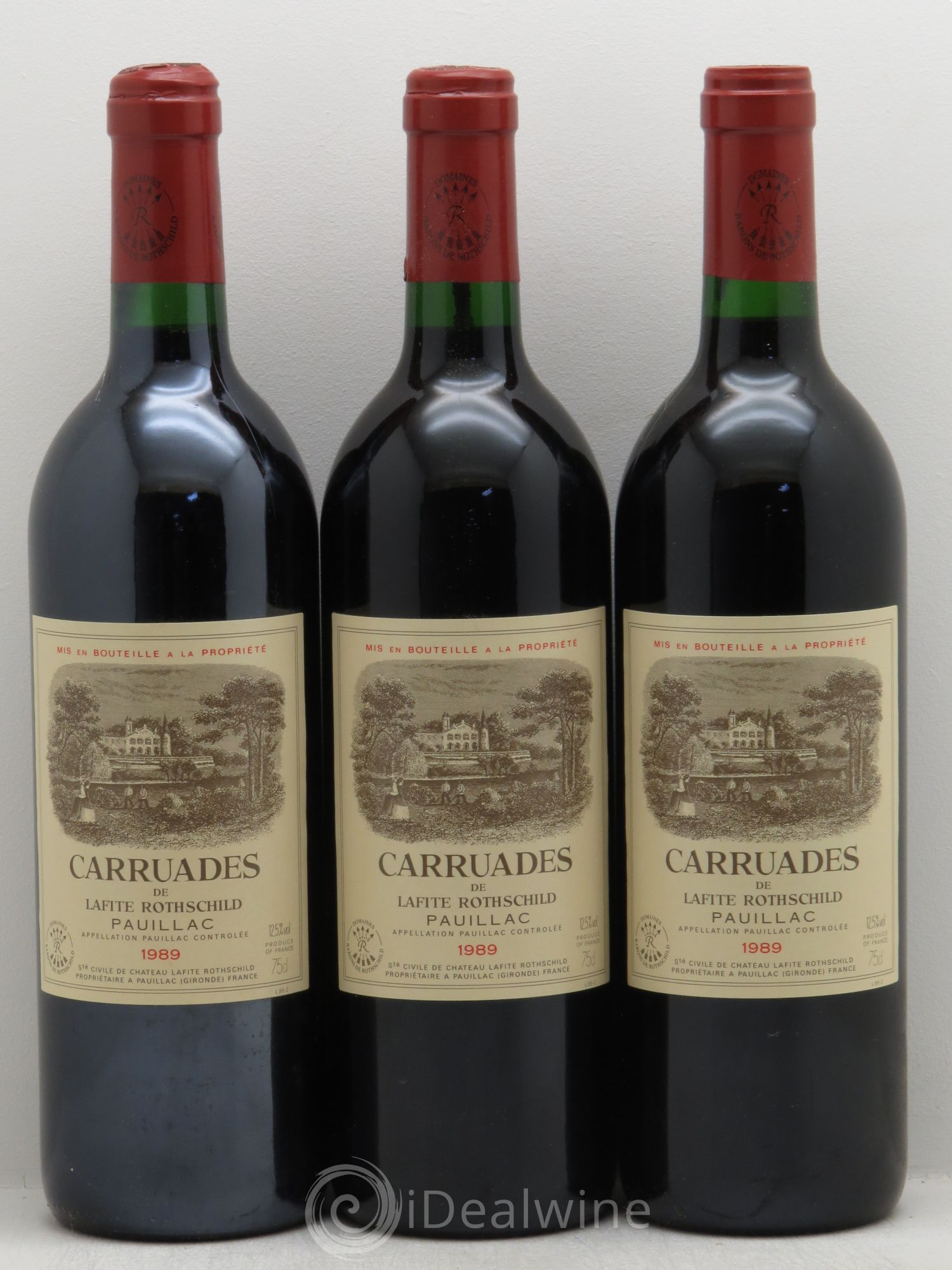 Carruades de Lafite Rothschild Second Vin 1989 - Lot de 12 bouteilles - 4