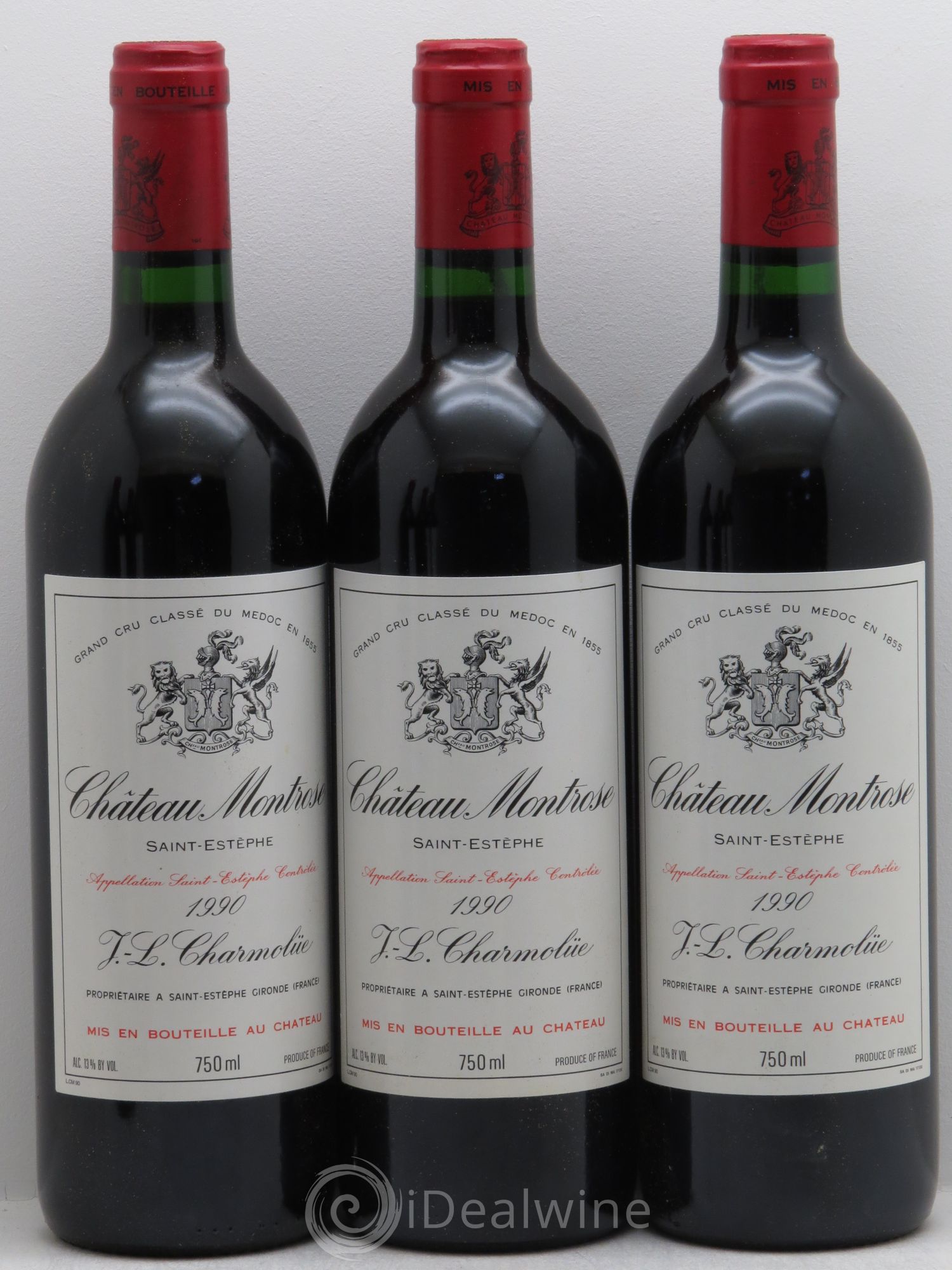 Château Montrose 2ème Grand Cru Classé 1990 - Lot de 6 bouteilles - 1