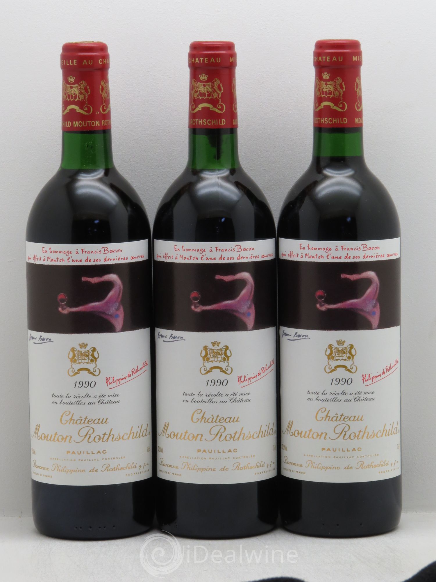 Château Mouton Rothschild 1er Grand Cru Classé 1990 - Lot de 12 bouteilles - 4
