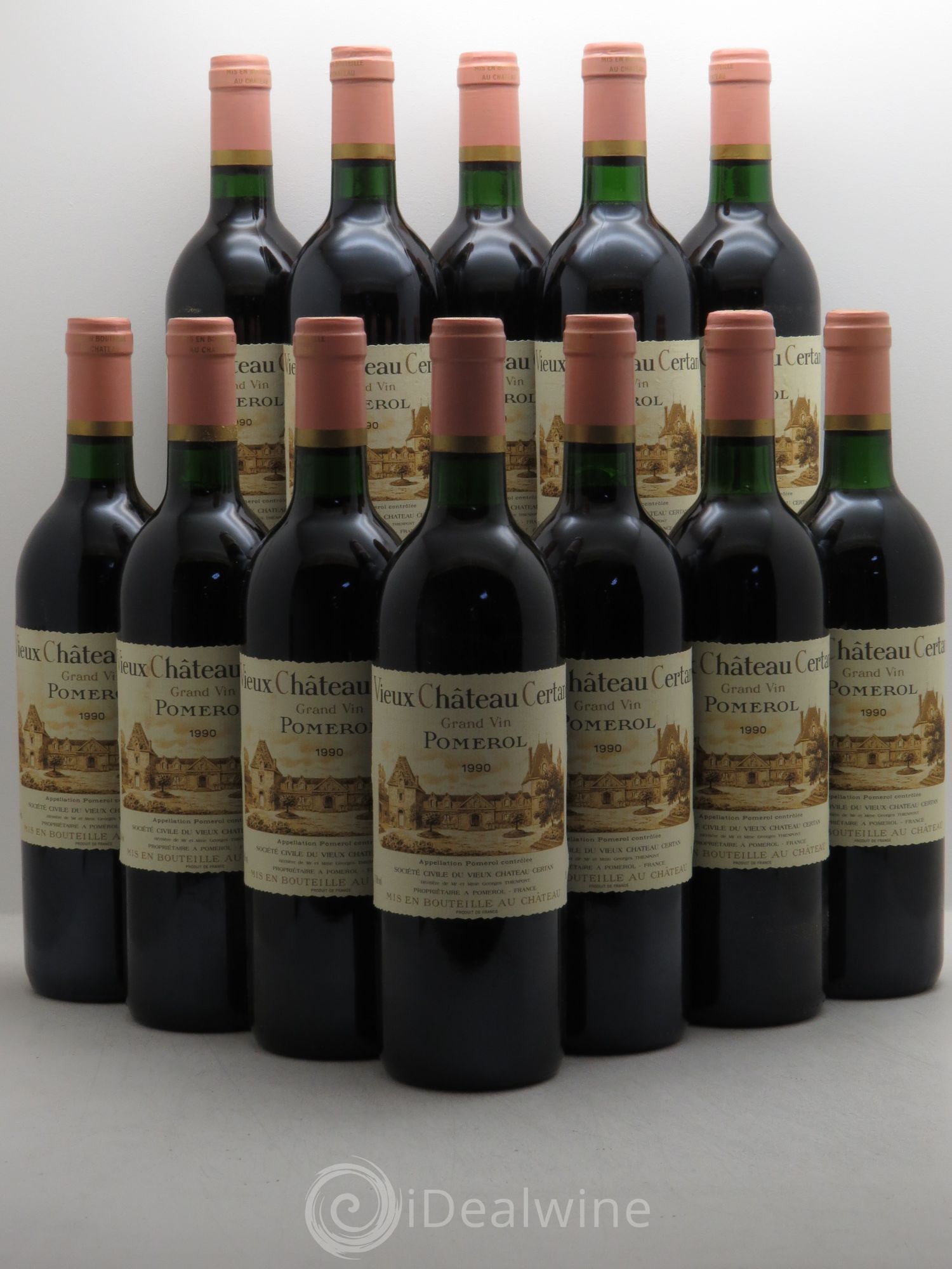 Vieux Château Certan 1990 - Lot de 12 bouteilles - 0