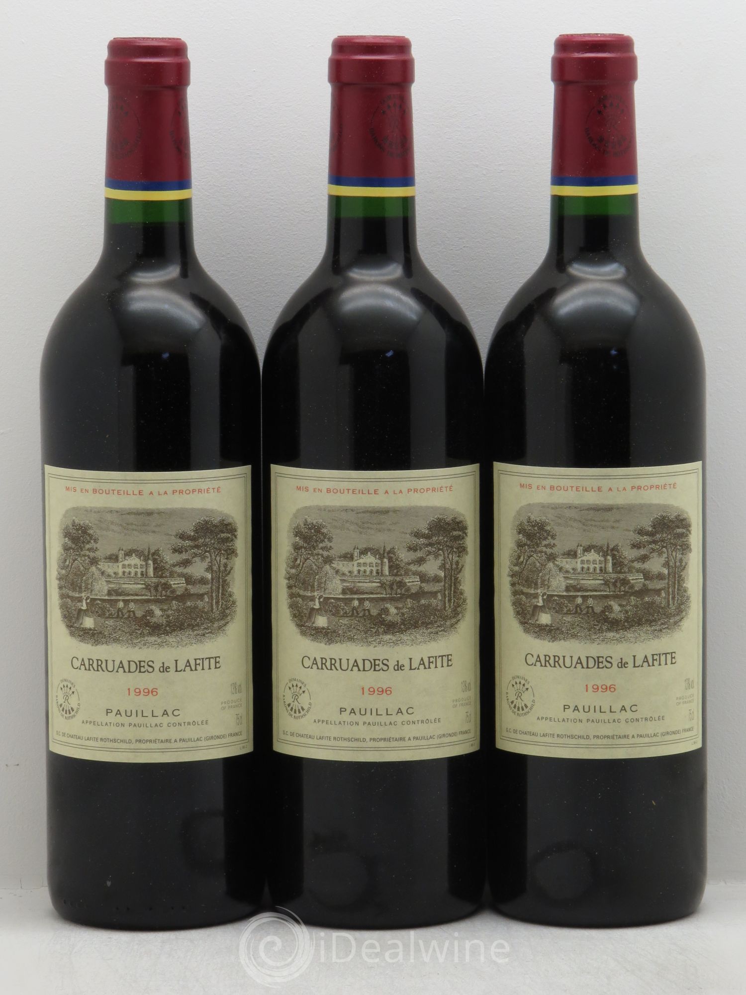 Carruades de Lafite Rothschild Second Vin 1996 - Lot de 12 bouteilles - 1