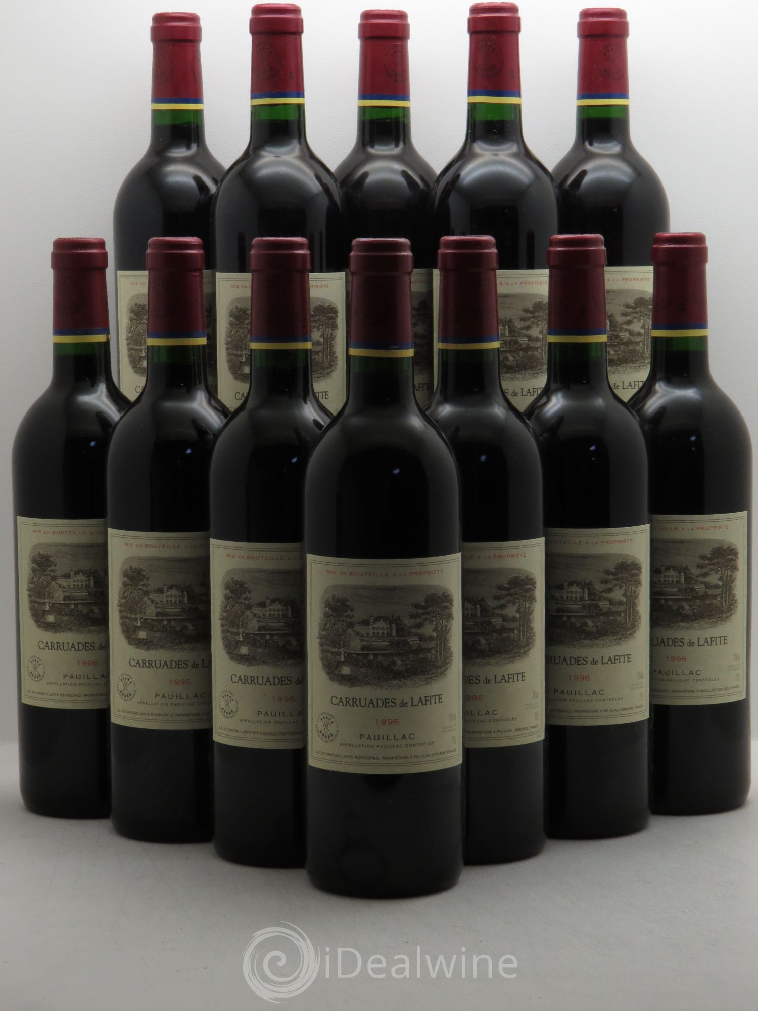 Carruades de Lafite Rothschild Second Vin 1996 - Lot de 12 bouteilles - 0