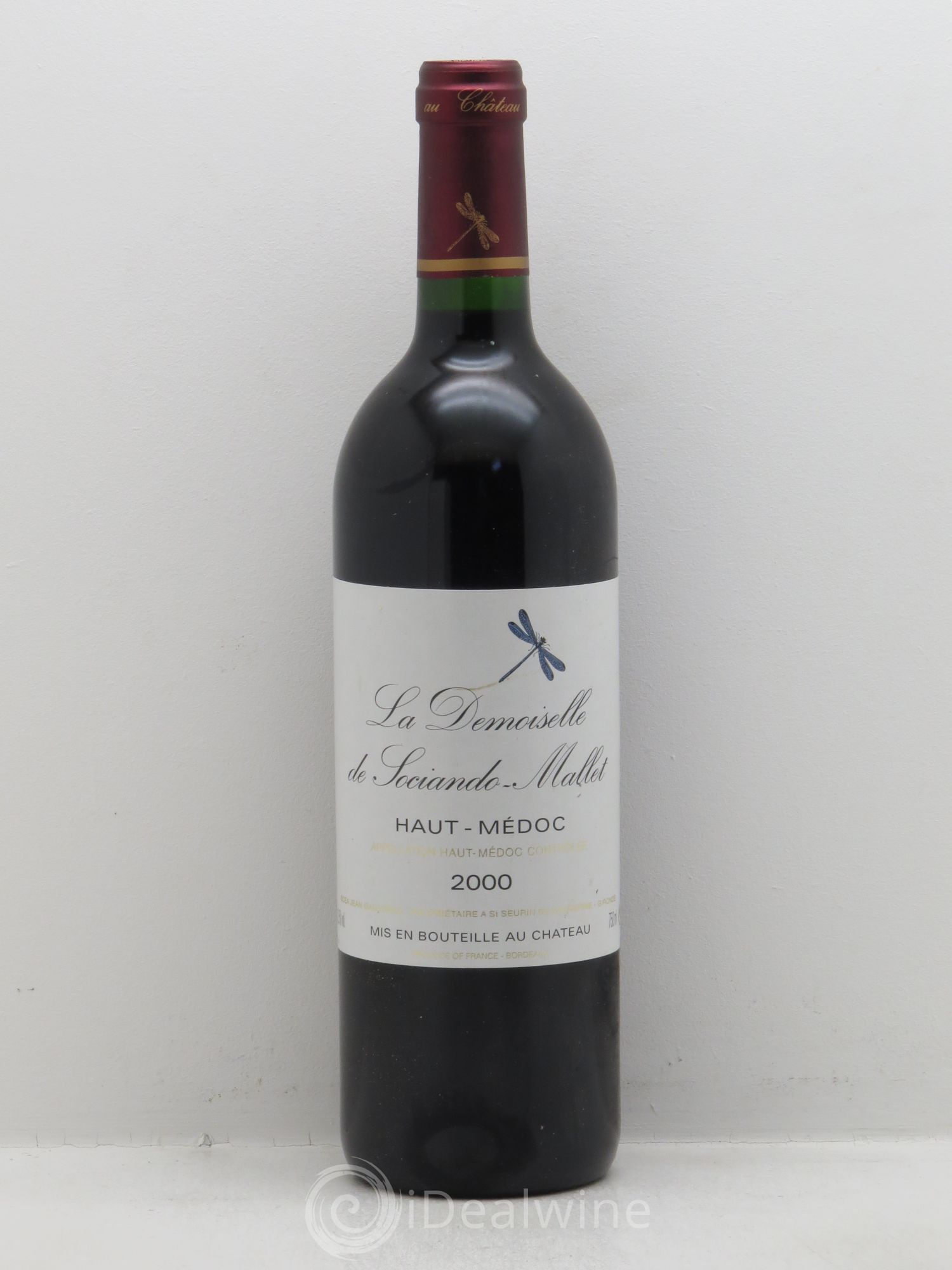 Demoiselle de Sociando Mallet Second Vin 2000 - Lot de 1 bouteille - 0