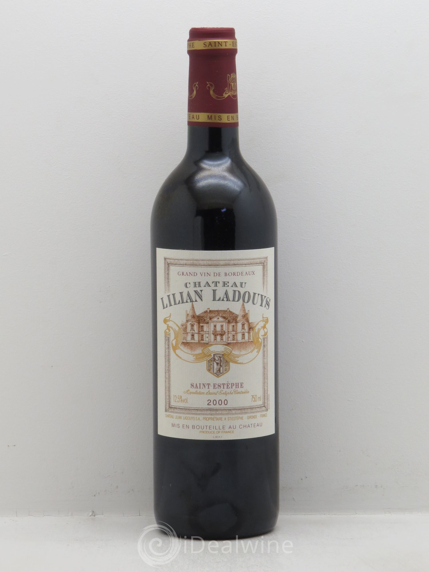 Château Lilian Ladouys Cru Bourgeois 2000 - Lot de 12 bouteilles - 0