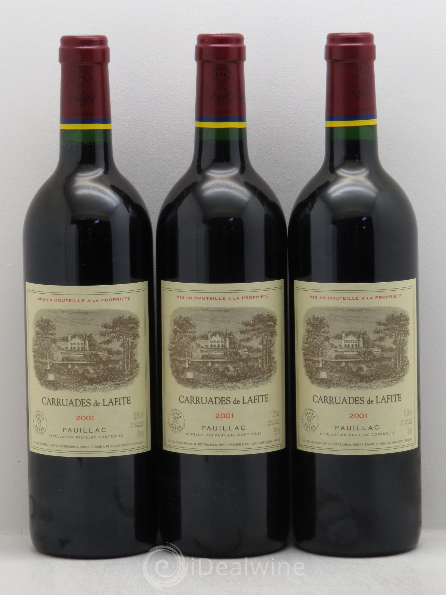 Carruades de Lafite Rothschild Second Vin 2001 - Lot de 12 bouteilles - 1
