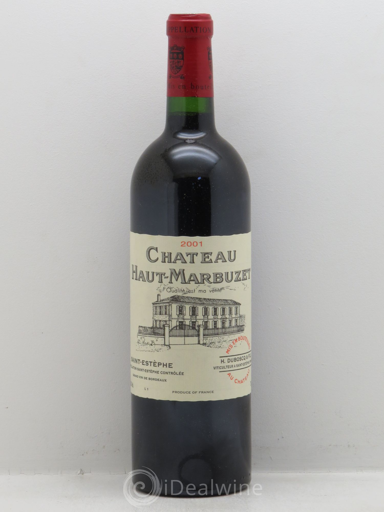 Château Haut Marbuzet 2001 - Lot de 12 bouteilles - 0