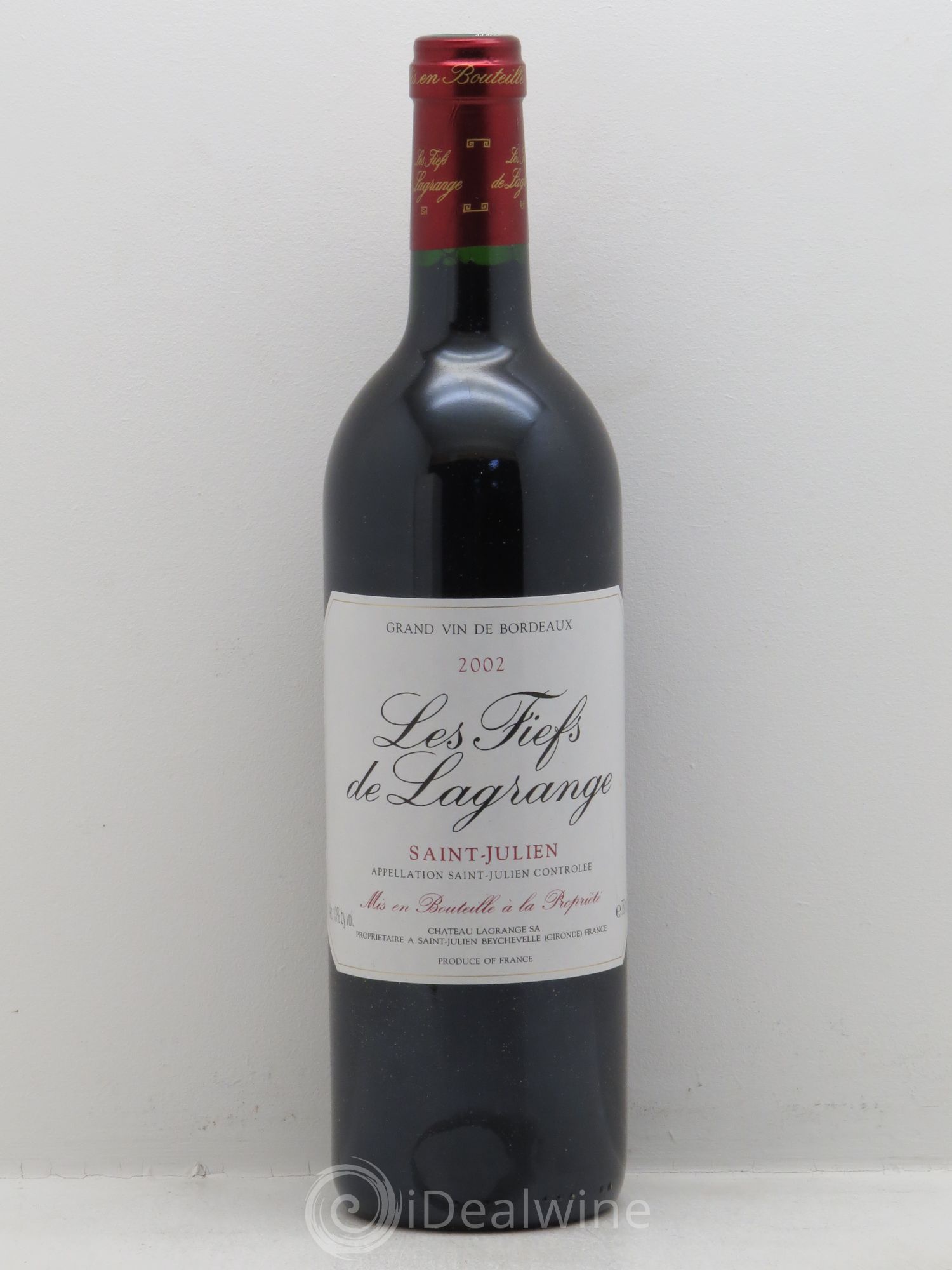 Les Fiefs de Lagrange Second Vin 2002 - Lot de 6 bouteilles - 0