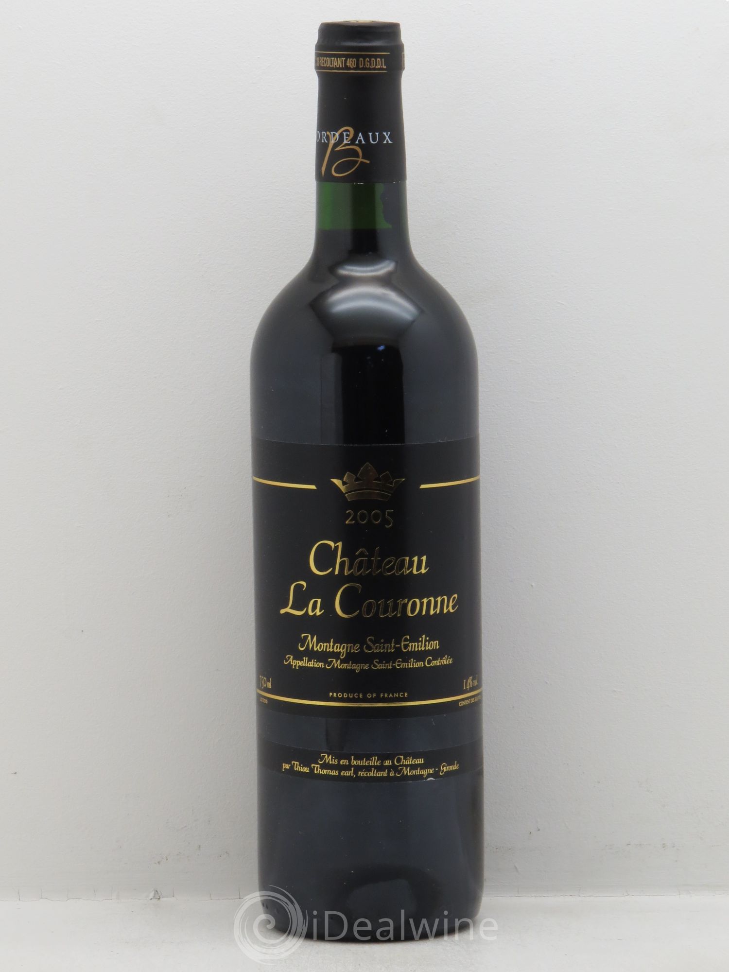 Château la Couronne 2005 - Lot de 12 bouteilles - 0