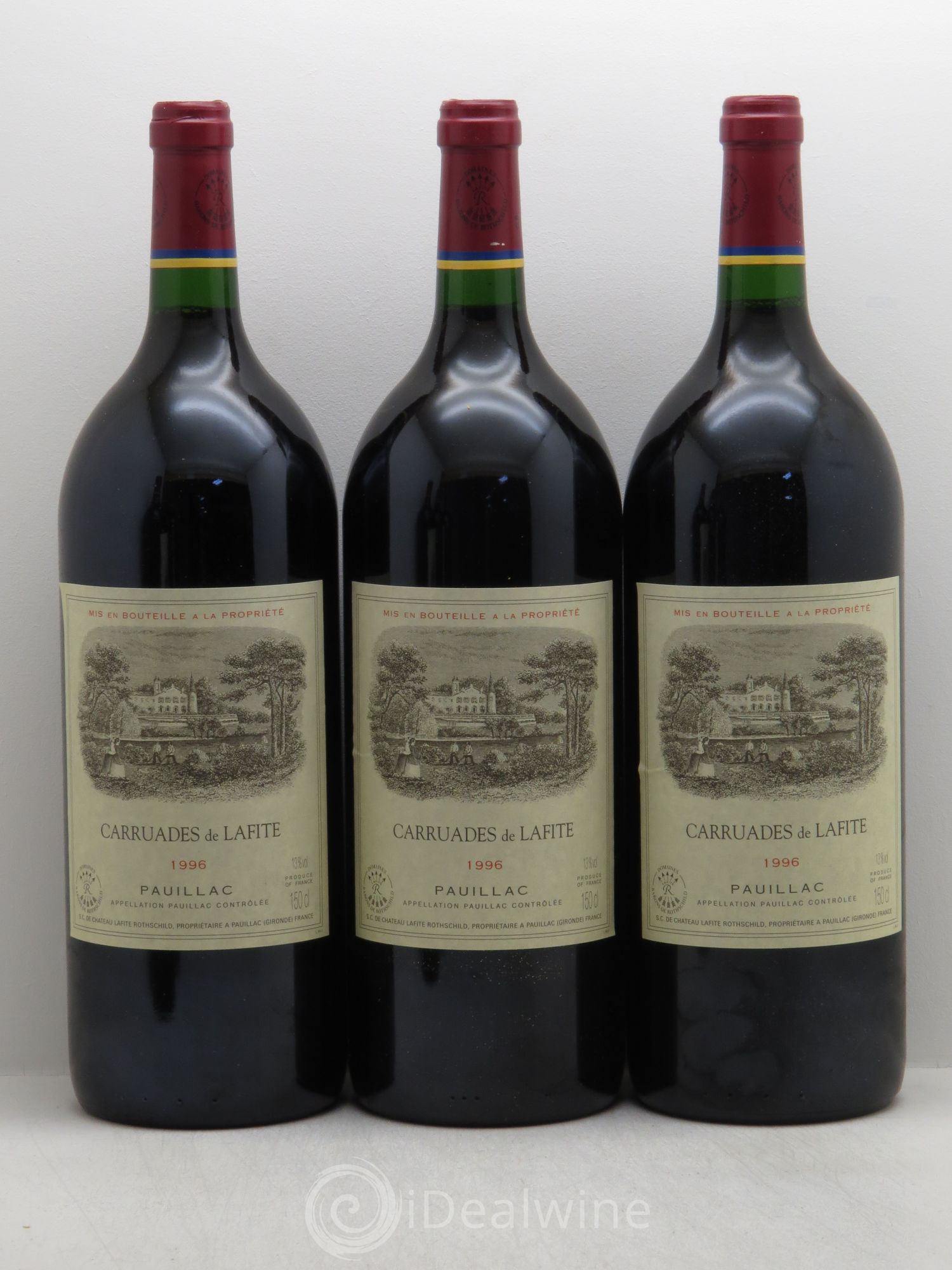 Carruades de Lafite Rothschild Second Vin ATTENTION NE PAS LIVRER ATTENTION NE PAS LIVRER ATTENTION NE PAS LIVRER 1996 - Posten von 6 Magnum - 1