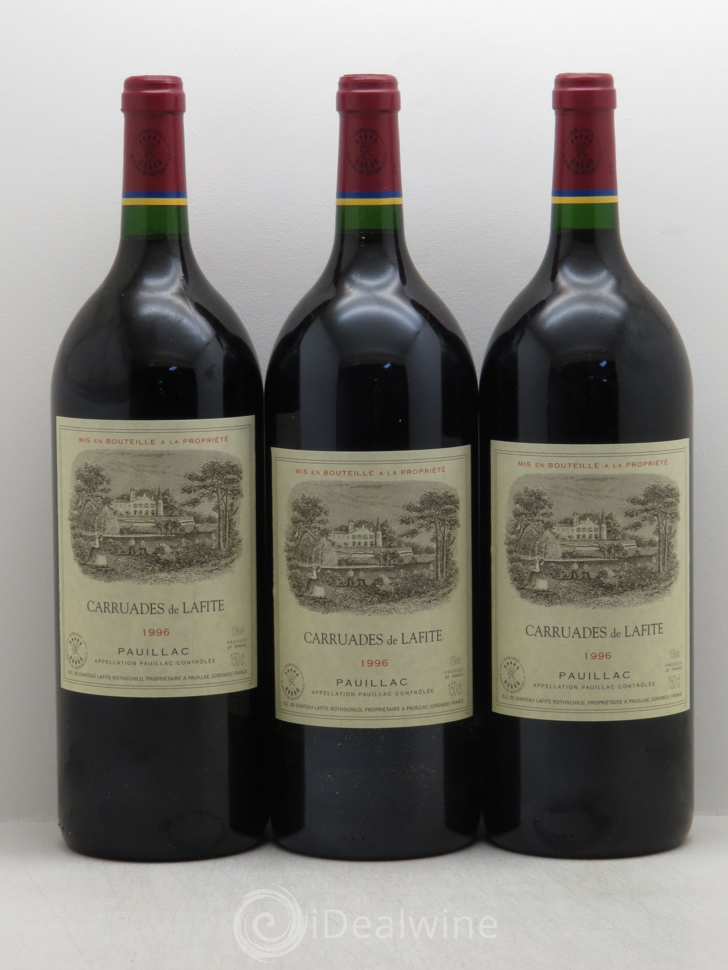 Carruades de Lafite Rothschild Second Vin ATTENTION NE PAS LIVRER ATTENTION NE PAS LIVRER ATTENTION NE PAS LIVRER 1996 - Posten von 6 Magnum - 2
