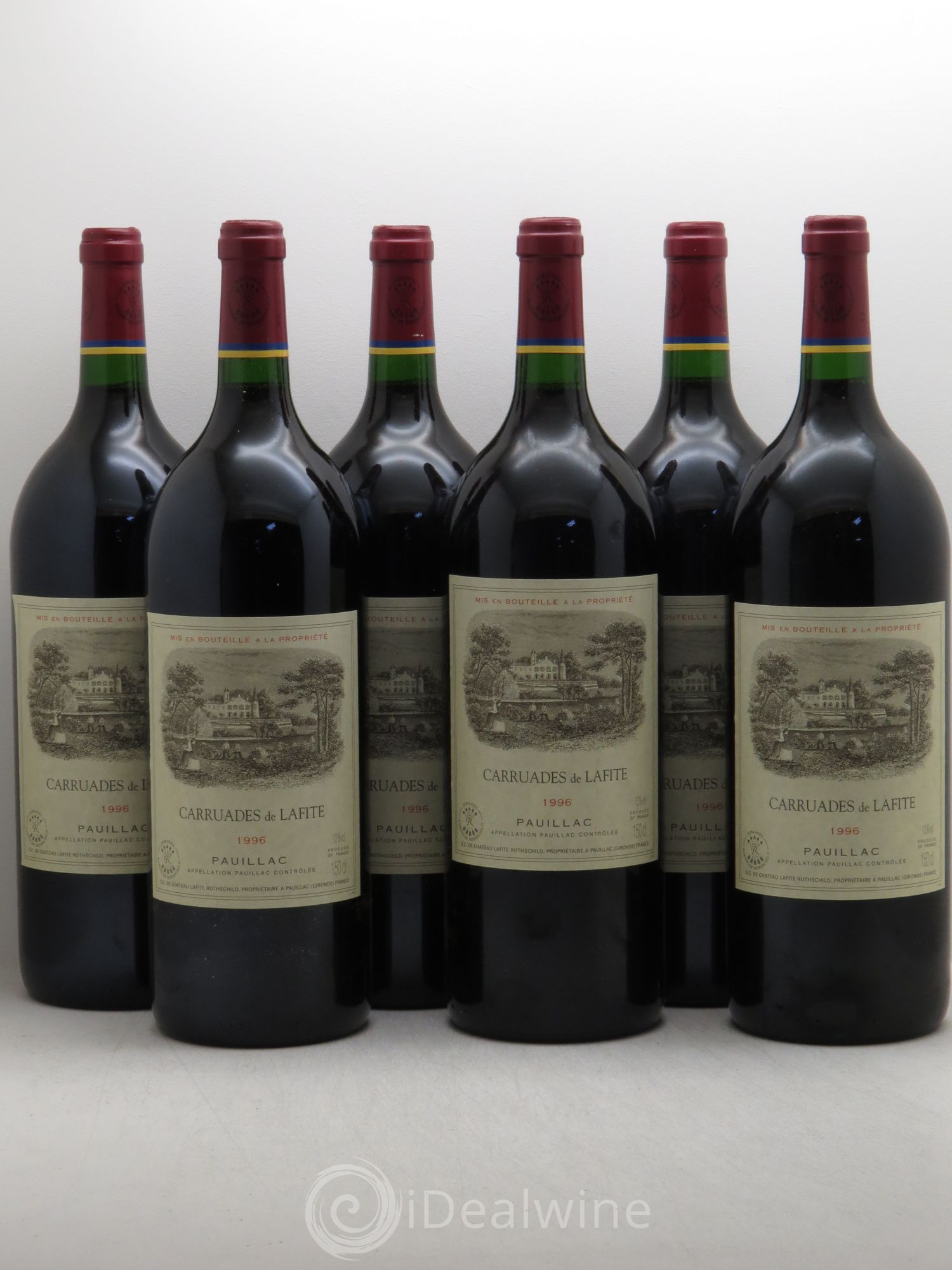 Carruades de Lafite Rothschild Second Vin ATTENTION NE PAS LIVRER ATTENTION NE PAS LIVRER ATTENTION NE PAS LIVRER 1996 - Posten von 6 Magnum - 0